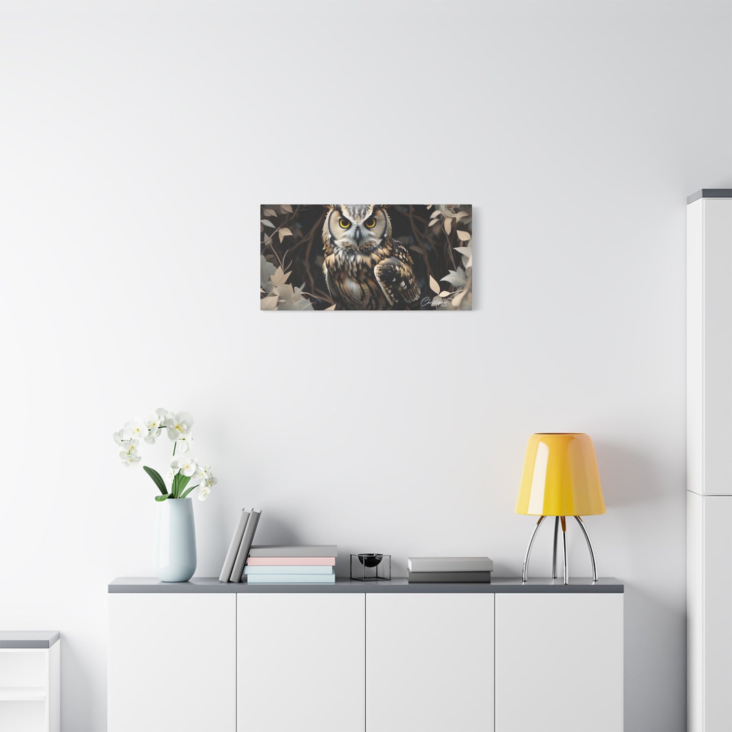 Realistic Owl Canvas Art - Nature Wall Decor for Home & Office