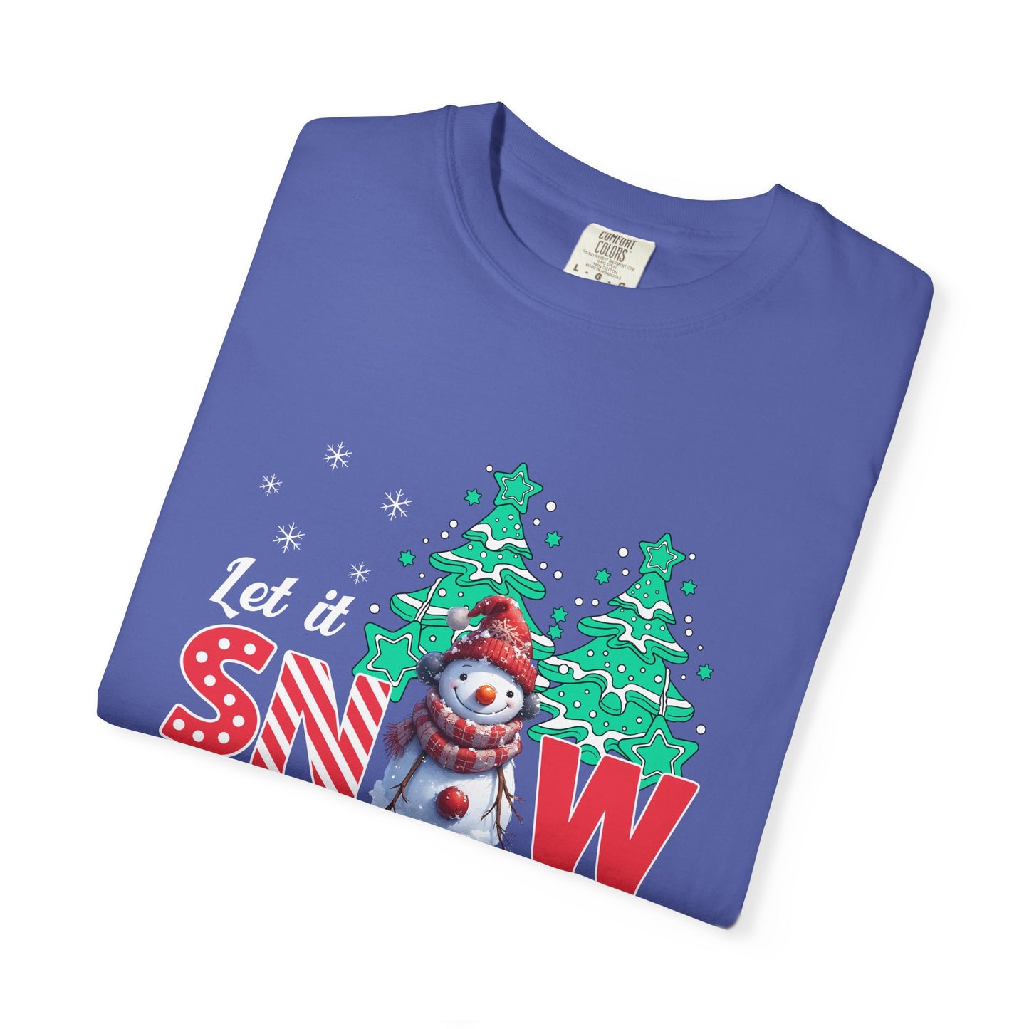 Let It Snow Somewhere Else T-Shirt — Funny Holiday Snowman Tee