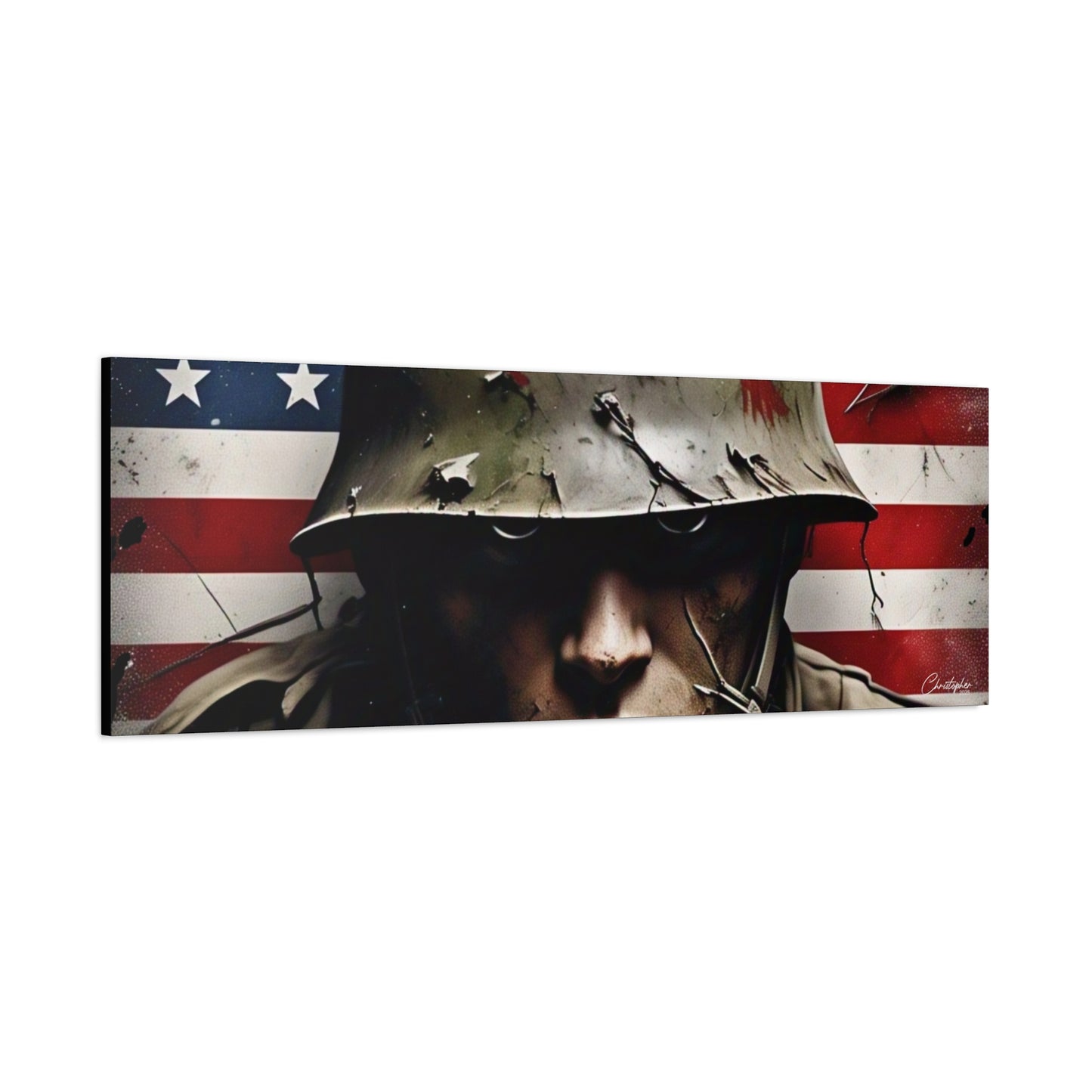 Military-Themed Canvas Art, Military Canvas Print, Wall Art for Veterans, Patriotic Home Decor, Gift for Army, Military Artwork, [...]