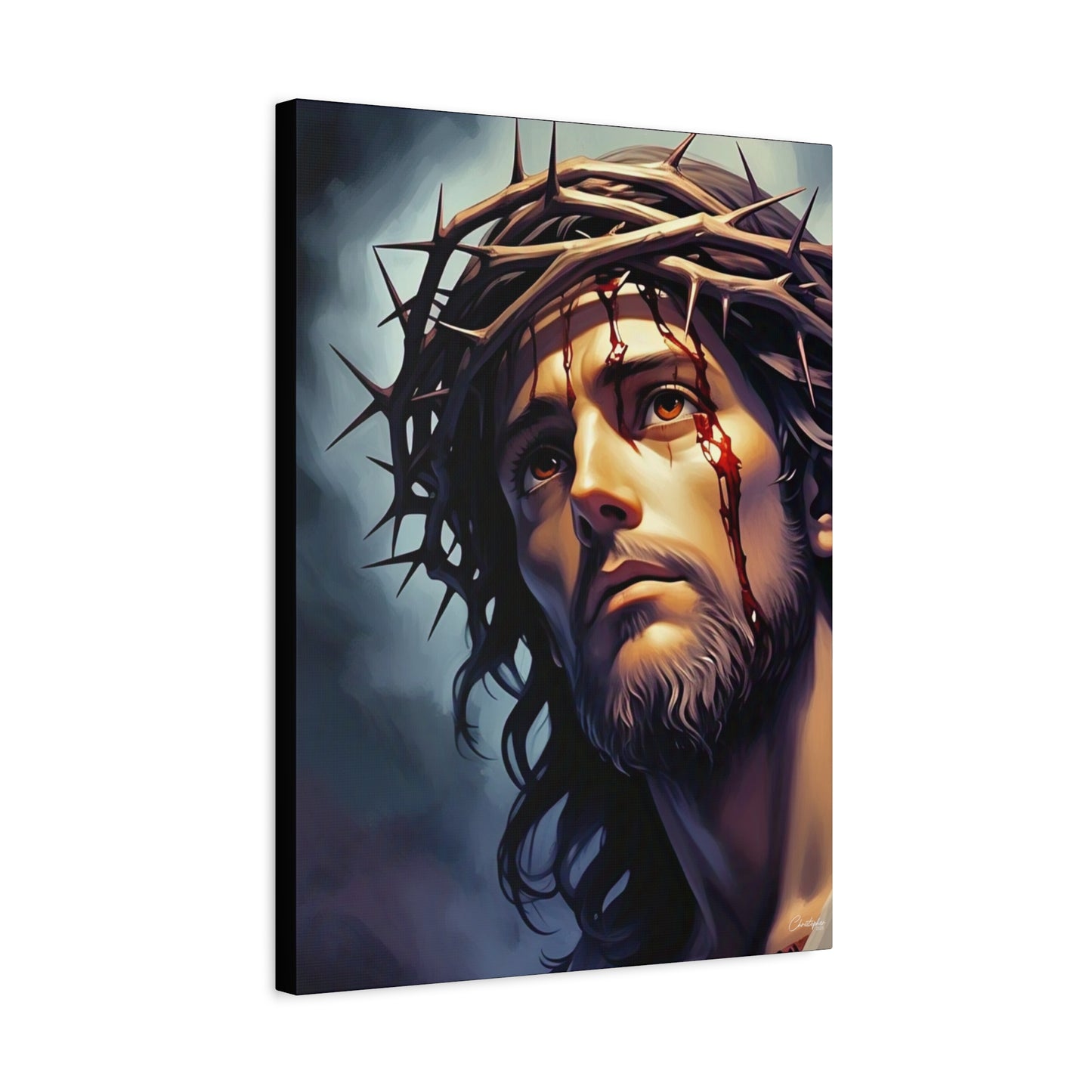 Religious Art Print Canvas, Inspirational Wall Decor, Christian Home Decor, Jesus Art, Gift for Faith-Based Celebrations