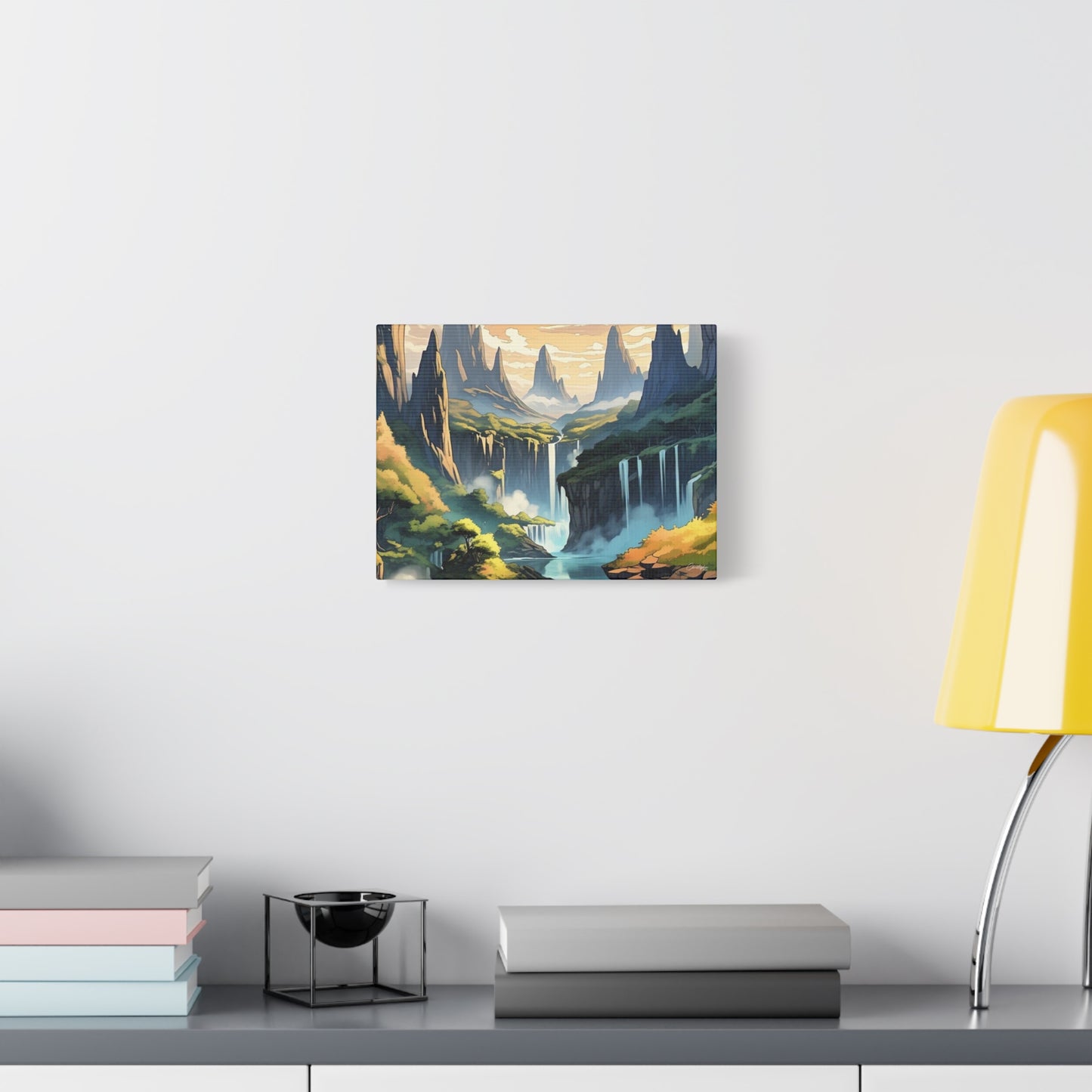 Serene Landscape Canvas Wall Art, Nature Home Decor, Tranquil Living Room Accent, Gift for Nature Lovers, Gallery Wall Piece