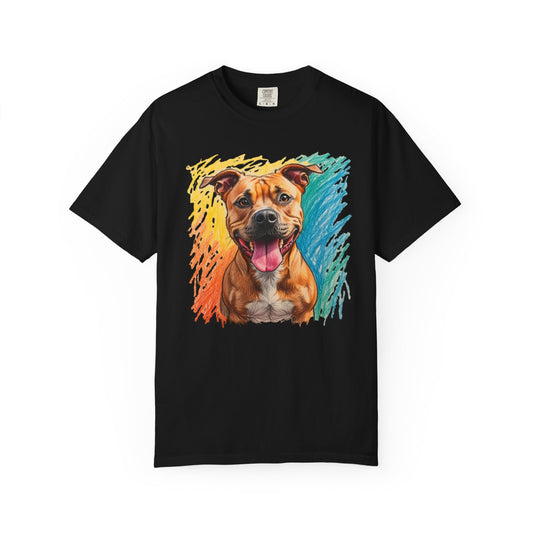 Vibrant Dog Lover T-Shirt, Pet Shirt, Animal T-Shirt, Gift for Dog Owners, Cute Dog Apparel, Unisex Pet Tee
