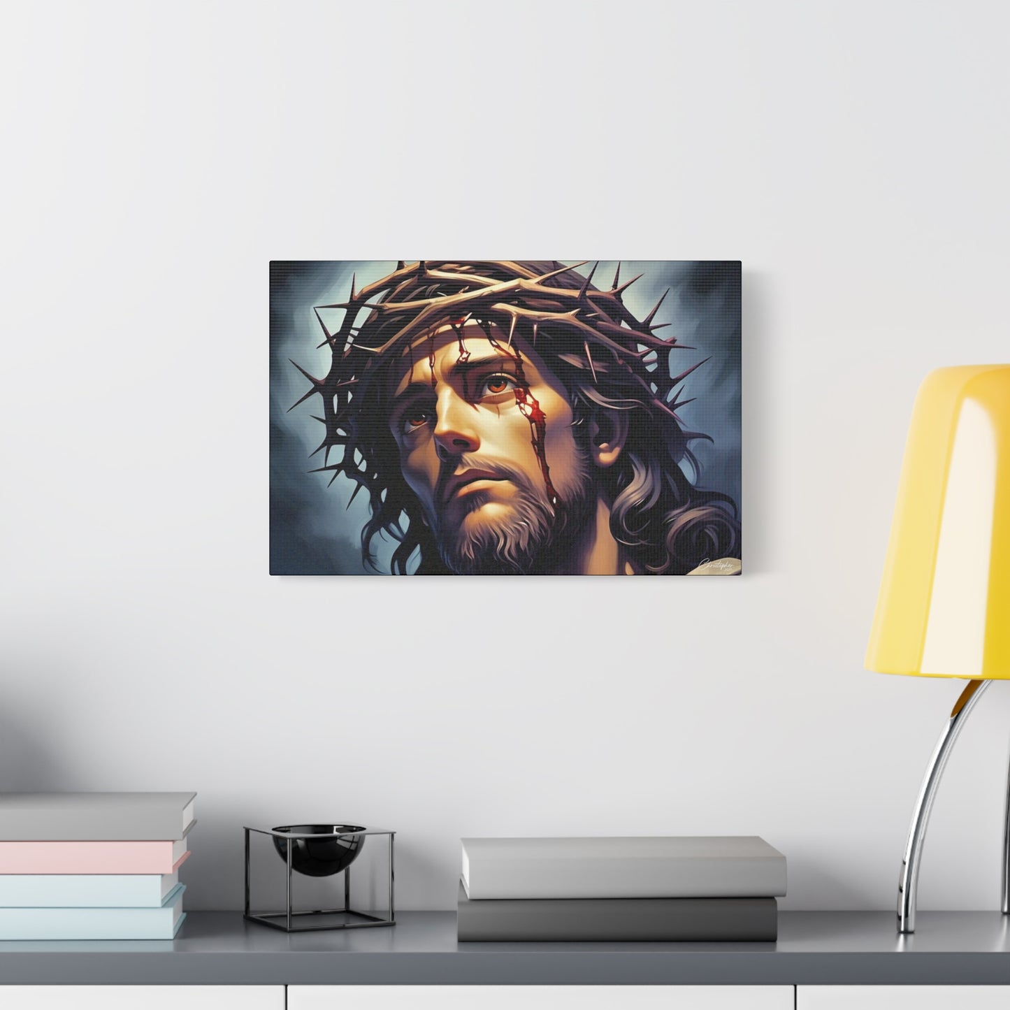 Religious Art Print Canvas, Inspirational Wall Decor, Christian Home Decor, Jesus Art, Gift for Faith-Based Celebrations
