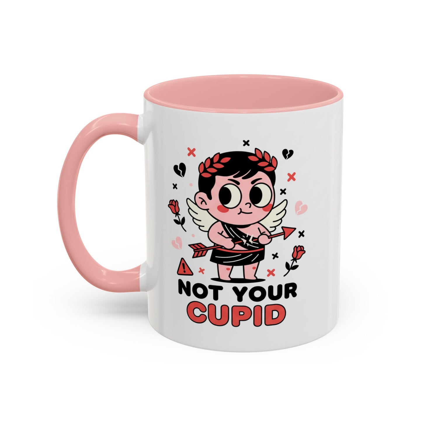 Cheeky Anti-Valentine Accent Coffee Mug — 11/15oz