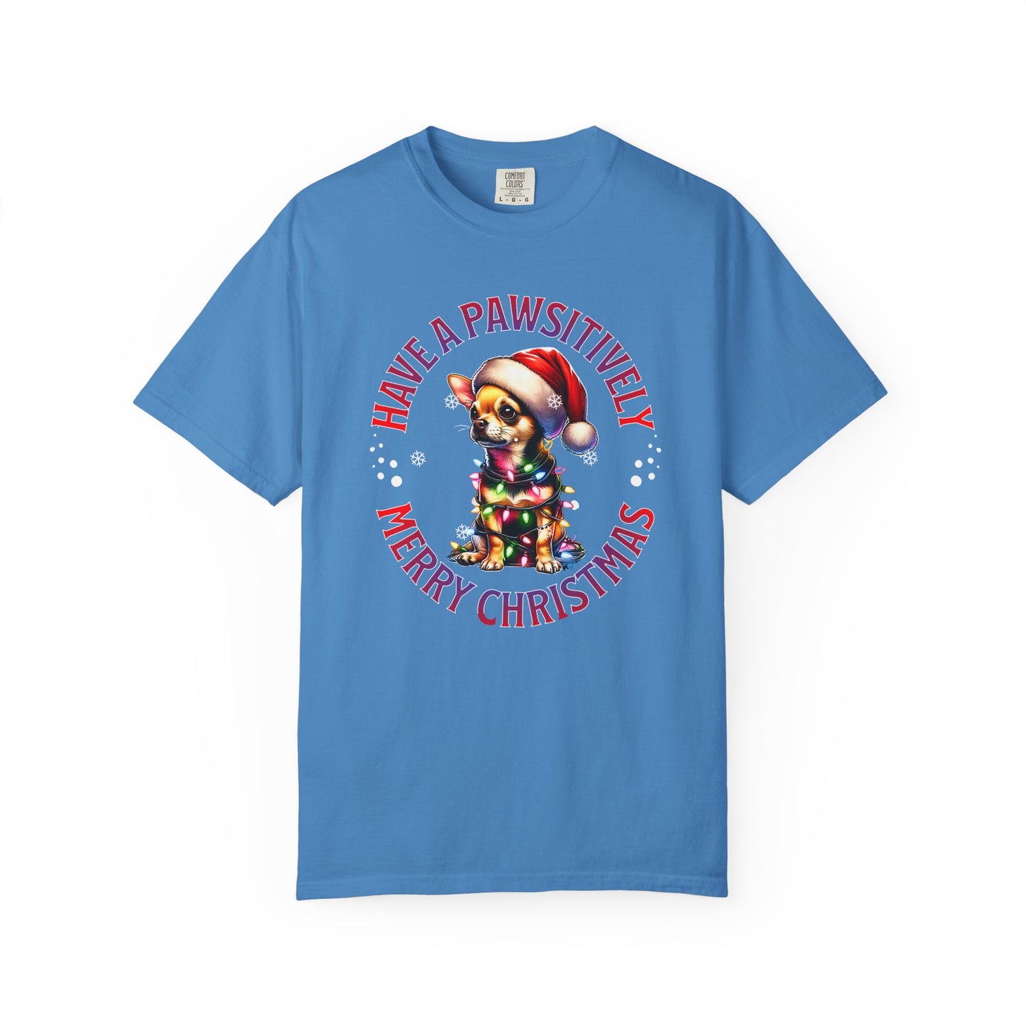 Christmas Puppy T-Shirt — “Have a Pawsitively Merry Christmas” Holiday Tee