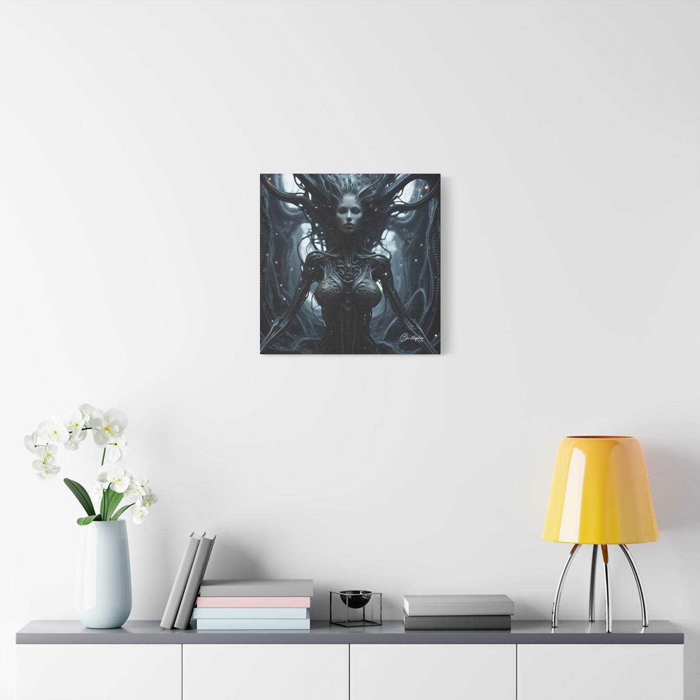 Futuristic Matte Canvas Wall Art – 1.25" Stretched