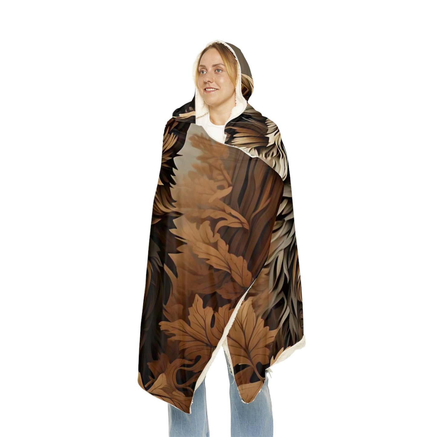 Cozy Wolf Snuggle Blanket, Warm Throw for Camping, Home Decor, Gifts for Nature Lovers, Fall Collectibles, Boho Style Blanket