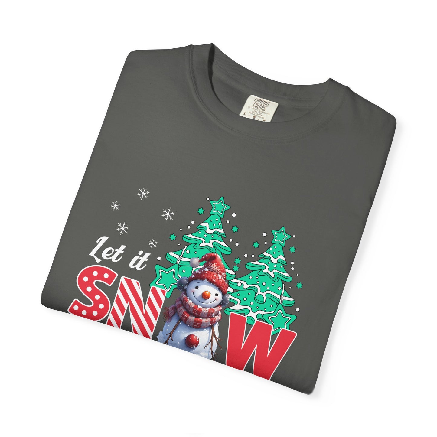 Let It Snow Somewhere Else T-Shirt — Funny Holiday Snowman Tee
