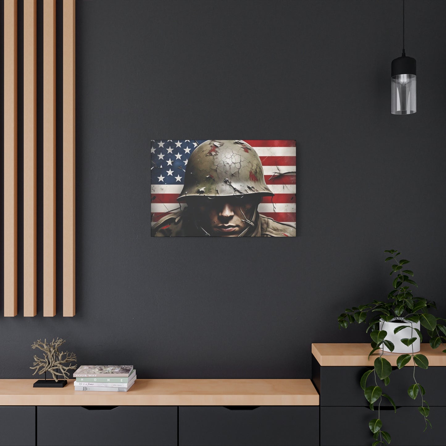 Military-Themed Canvas Art, Military Canvas Print, Wall Art for Veterans, Patriotic Home Decor, Gift for Army, Military Artwork, [...]