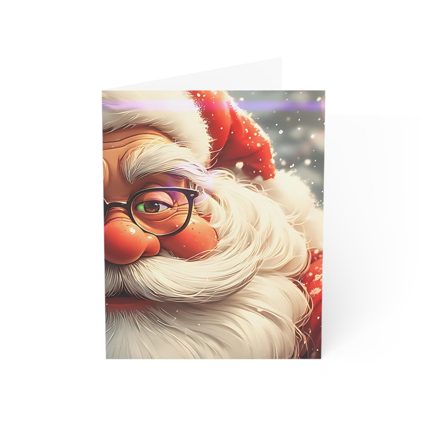 Festive Santa (Christmas Selfies) Greeting Cards - Perfect for Holiday Cheer (1, 10, 30, 50pcs)