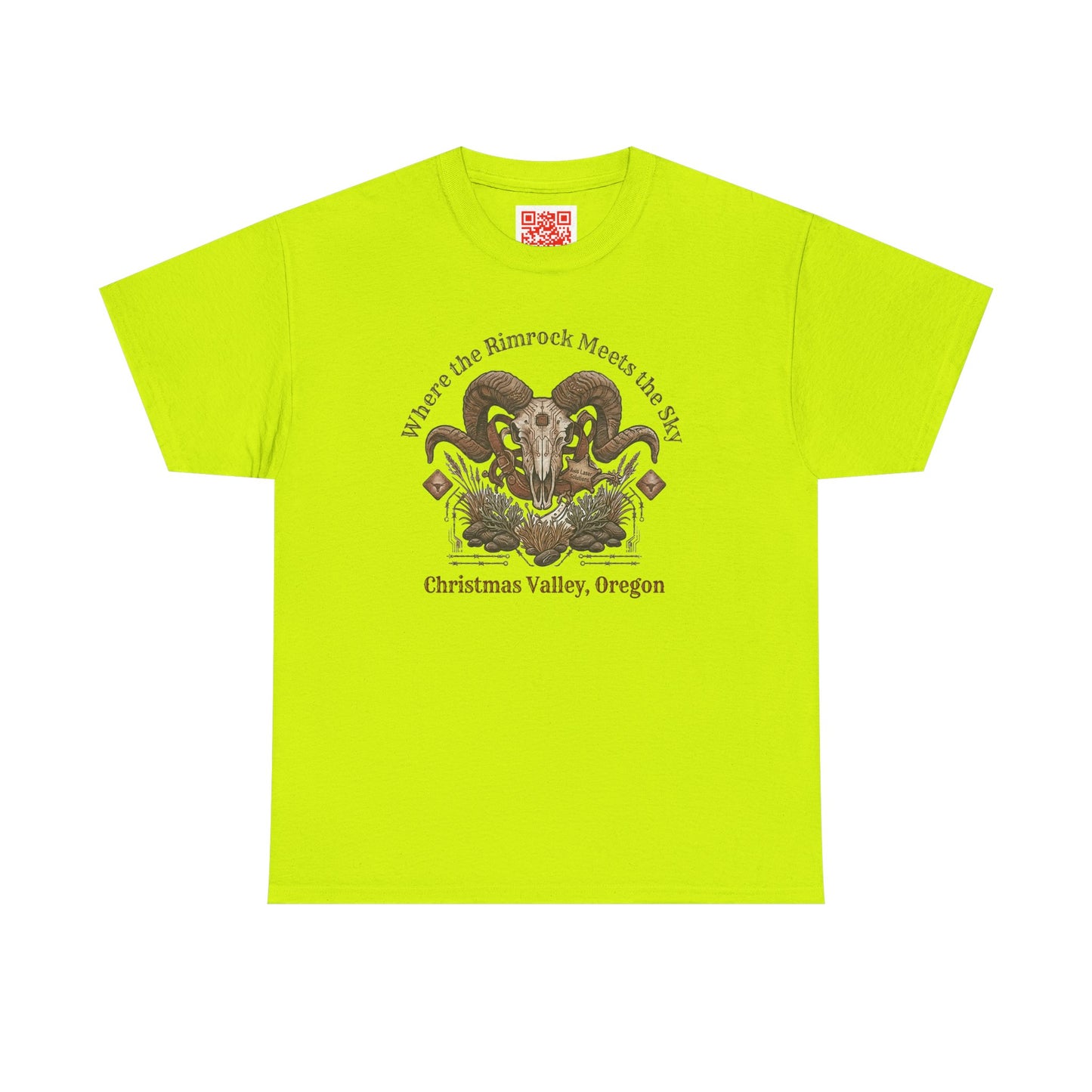 Ram Skull Graphic Tee — Christmas Valley, Oregon Vintage Desert Vibe