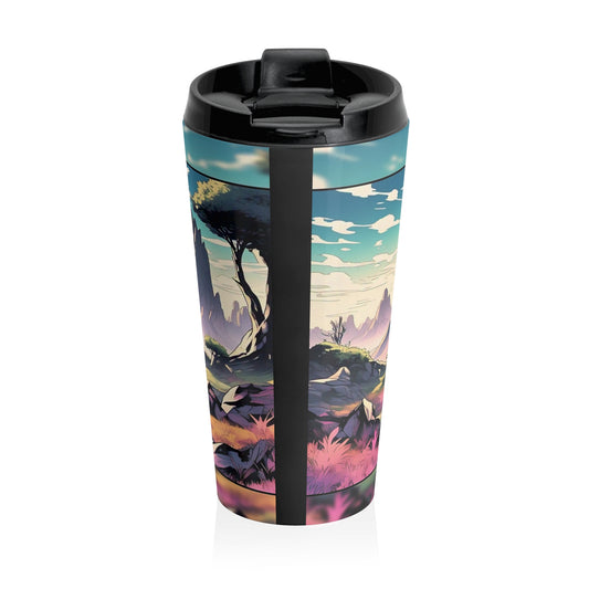 Stainless Steel Travel Mug with Scenic Nature Design | Perfect for Eco-Friendly Gifts, Camping, Road Trips, Daily Commute, or Coffee Lovers