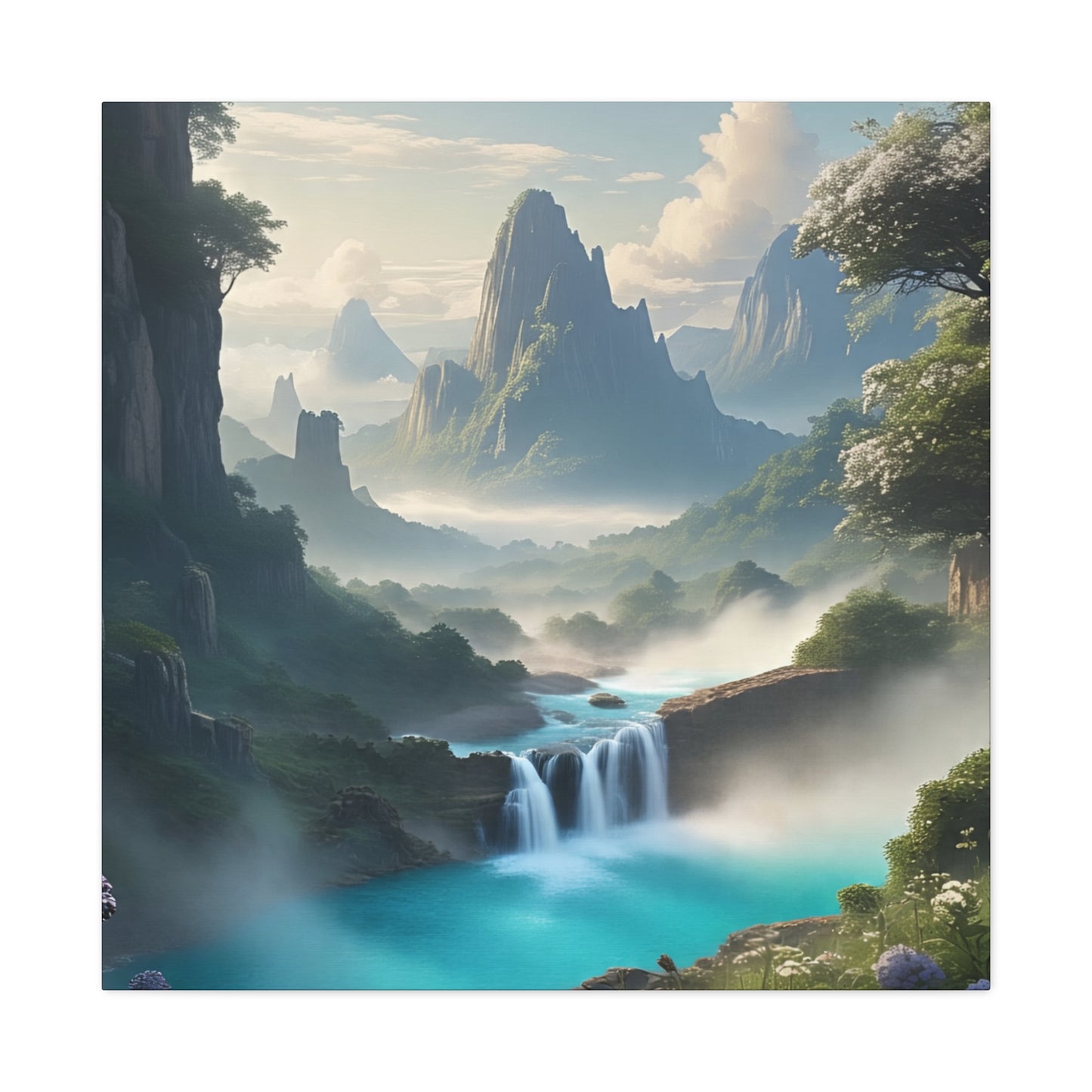 Scenic Landscape Canvas Print, Wall Art Decor, Home Decoration, Nature Wall Art, Gift for Nature Lovers, Tranquil Art for Living Room