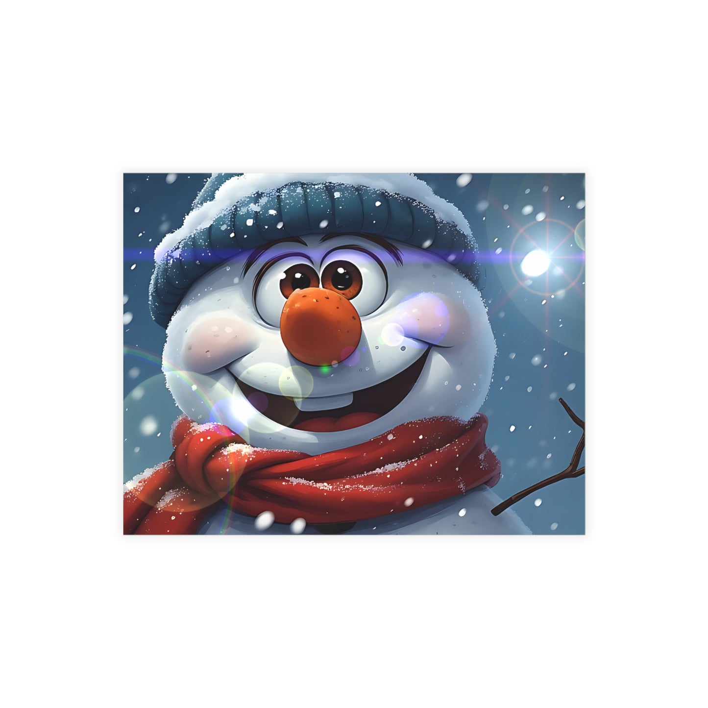 Goofy Snowman (Christmas Selfies) Postcard Bundles (envelopes included)