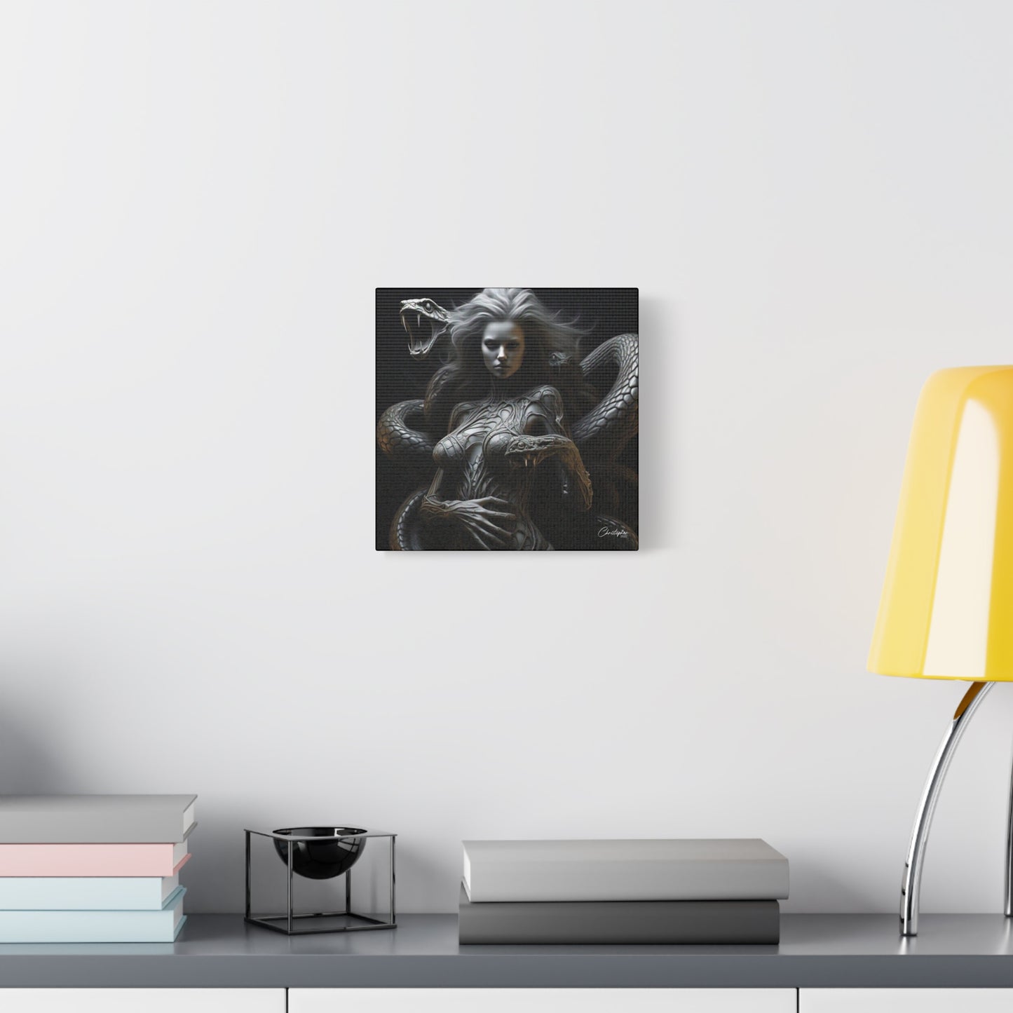Serpent Goddess Matte Canvas Wall Art