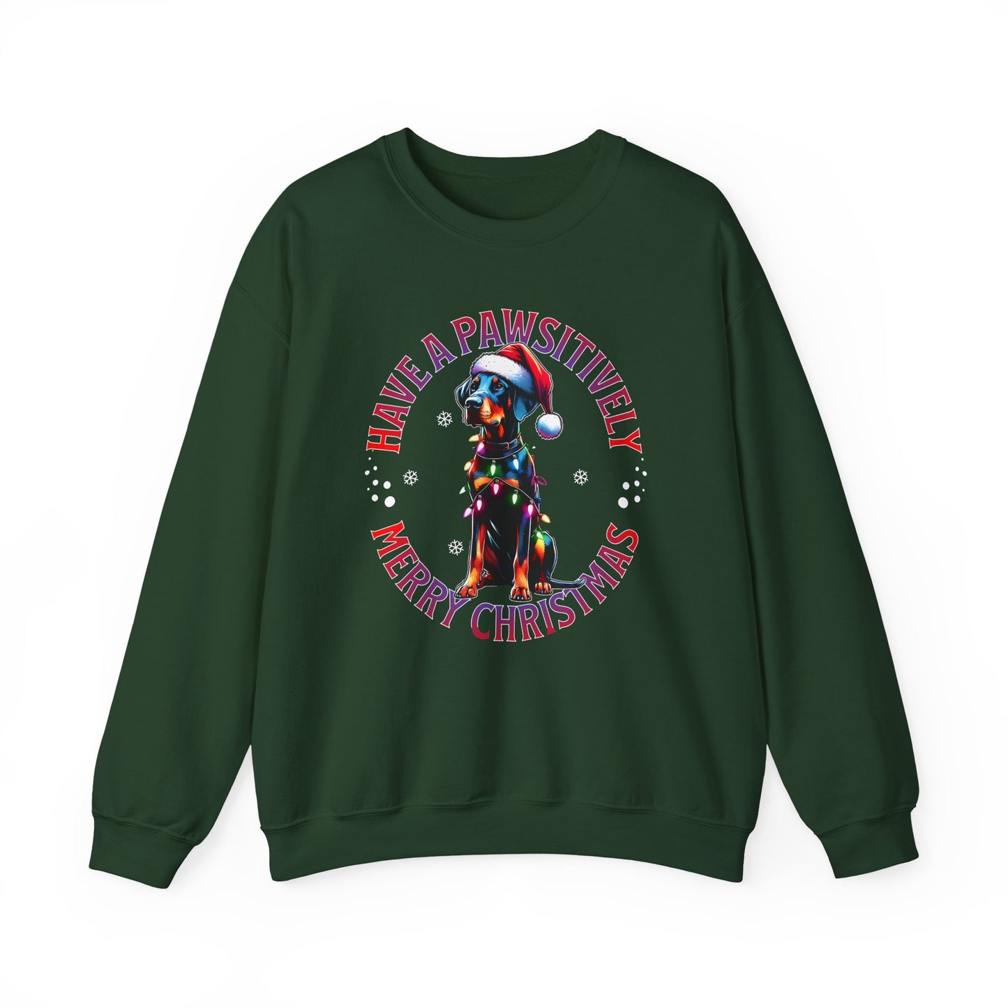 Christmas Dog Sweatshirt – "Have a Pawsitively Merry Christmas" Holiday Crewneck