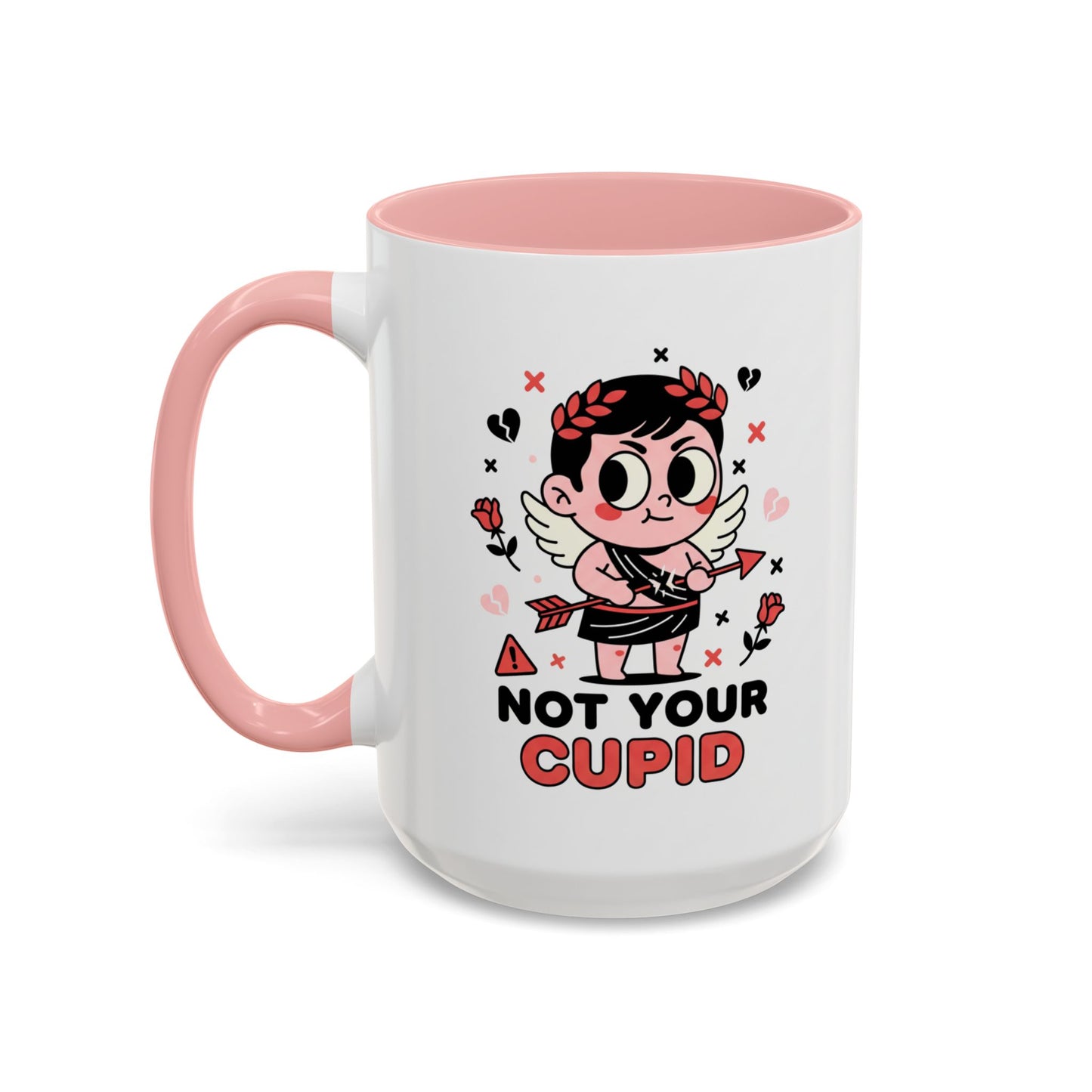Cheeky Anti-Valentine Accent Coffee Mug — 11/15oz