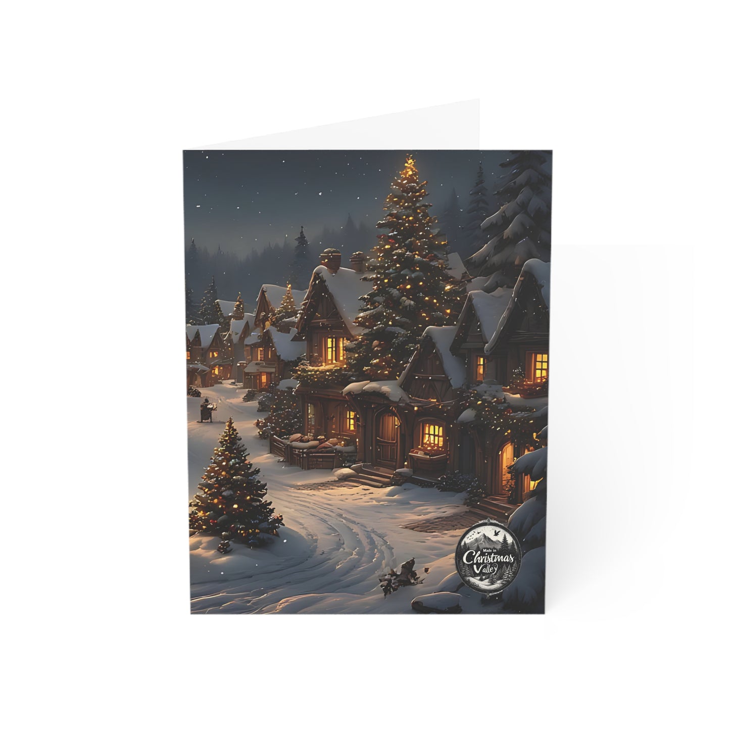 Cozy Christmas Greeting Cards, Holiday Cards, Winter Stationery, Cute Card Set, Seasonal Greetings, Christmas Decor