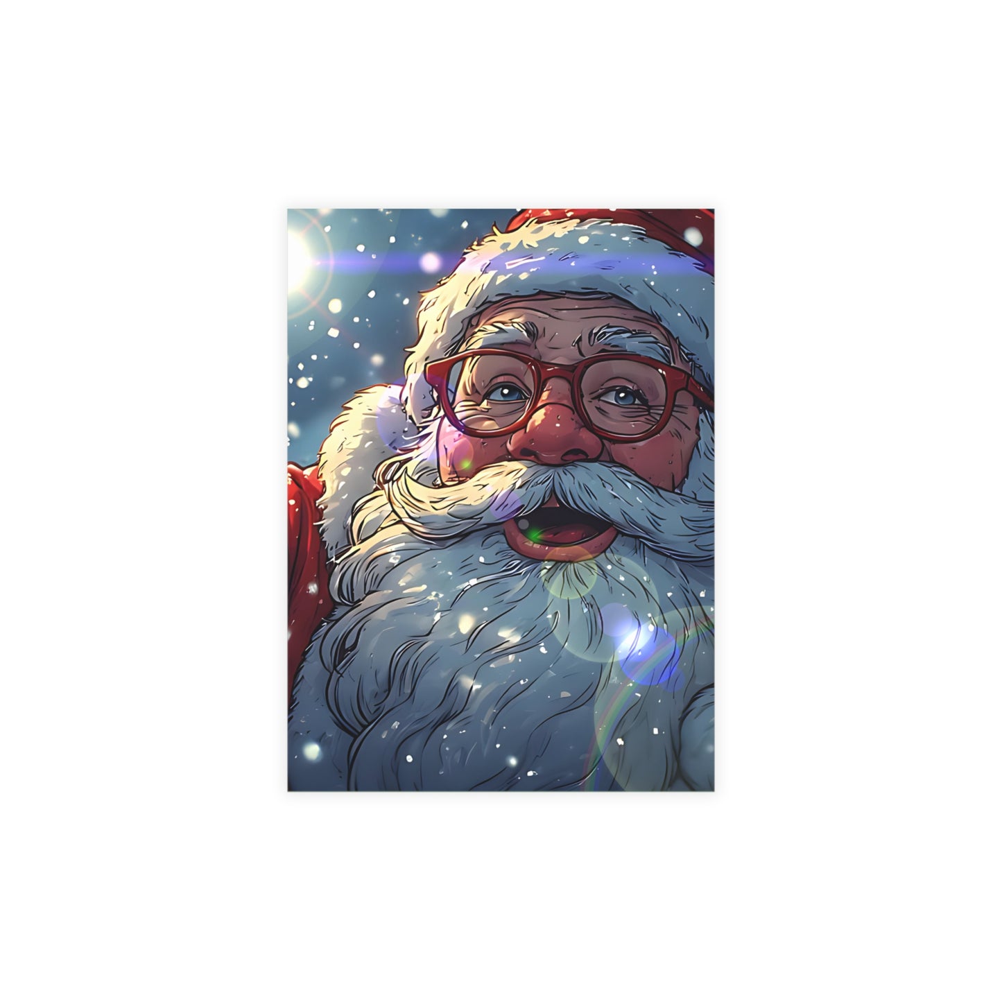Happy Santa (Christmas Selfies) Postcard Bundles (envelopes included)