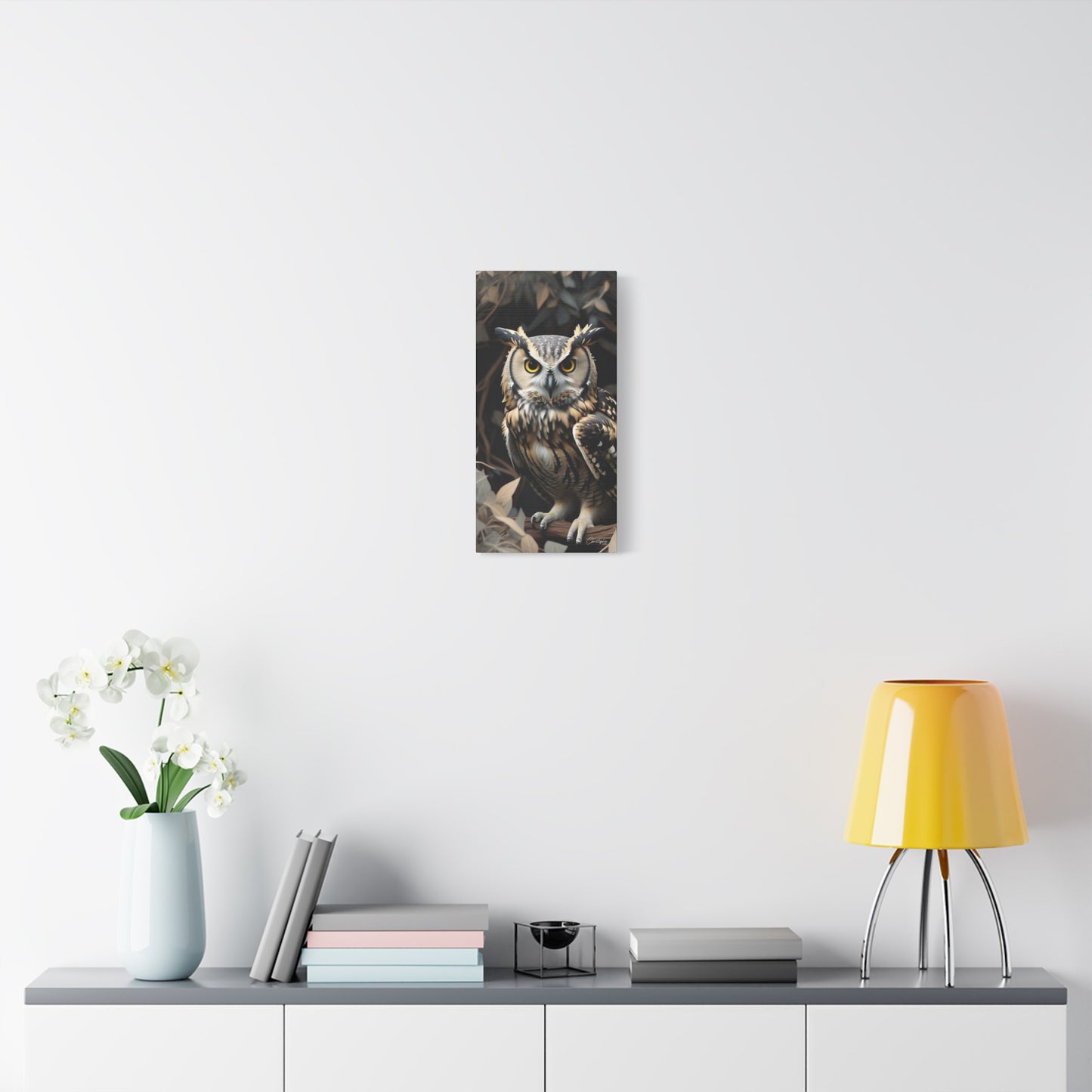 Realistic Owl Canvas Art - Nature Wall Decor for Home & Office
