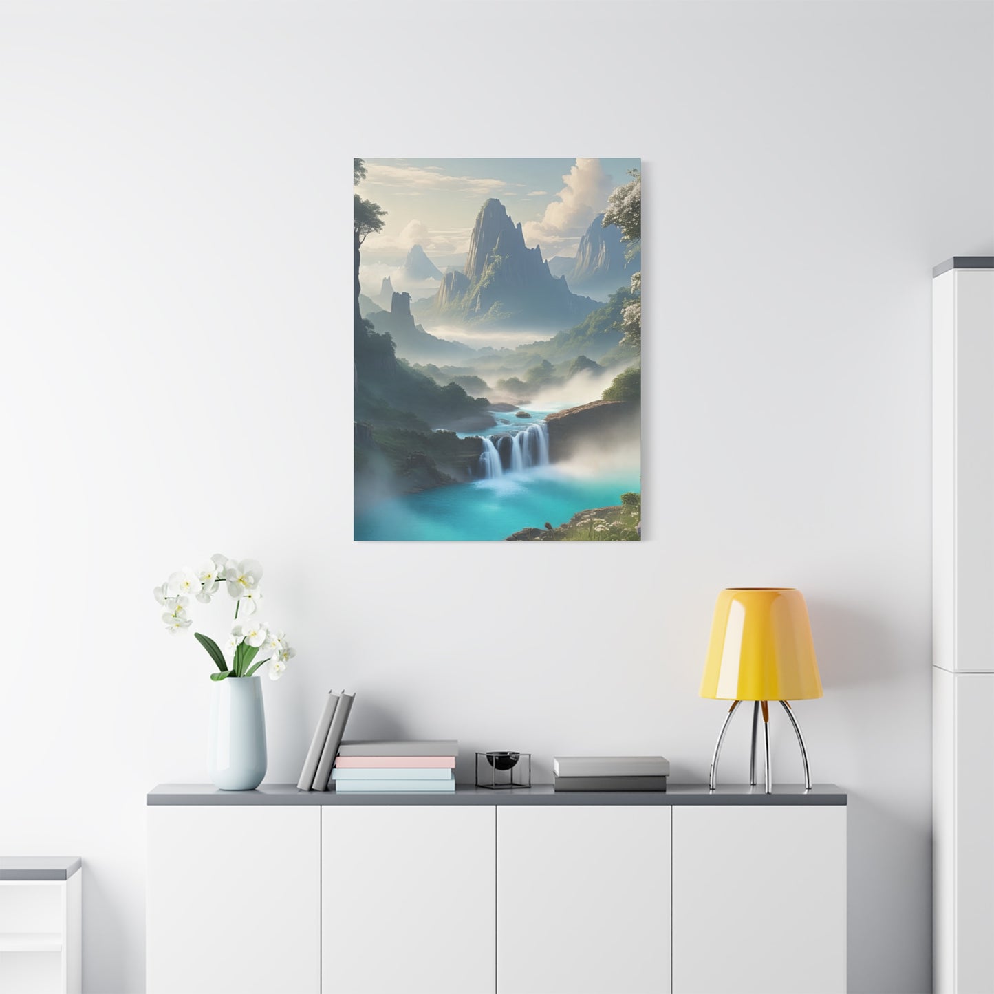 Scenic Landscape Canvas Print, Wall Art Decor, Home Decoration, Nature Wall Art, Gift for Nature Lovers, Tranquil Art for Living Room