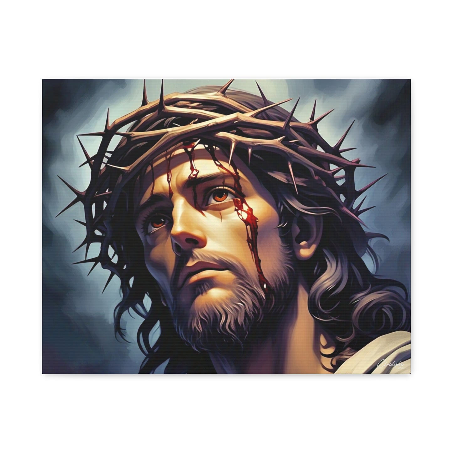 Religious Art Print Canvas, Inspirational Wall Decor, Christian Home Decor, Jesus Art, Gift for Faith-Based Celebrations