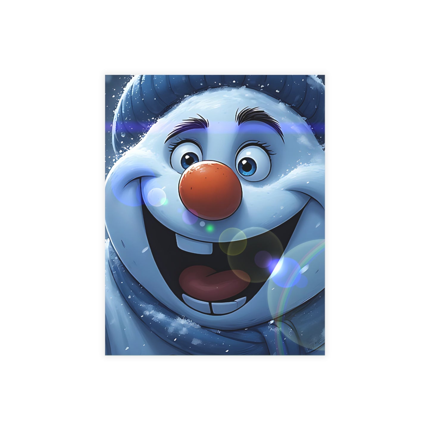 Happy Snowman (Christmas Selfies) Postcard Bundles (envelopes included)