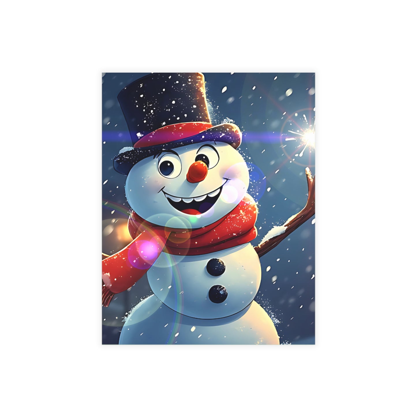 Snowman (Christmas Selfies) Postcard Bundles (envelopes included)