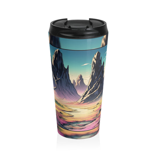 Stainless Steel Travel Mug with Scenic Nature Design | Perfect for Eco-Friendly Gifts, Camping, Road Trips, Daily Commute, or Coffee Lovers