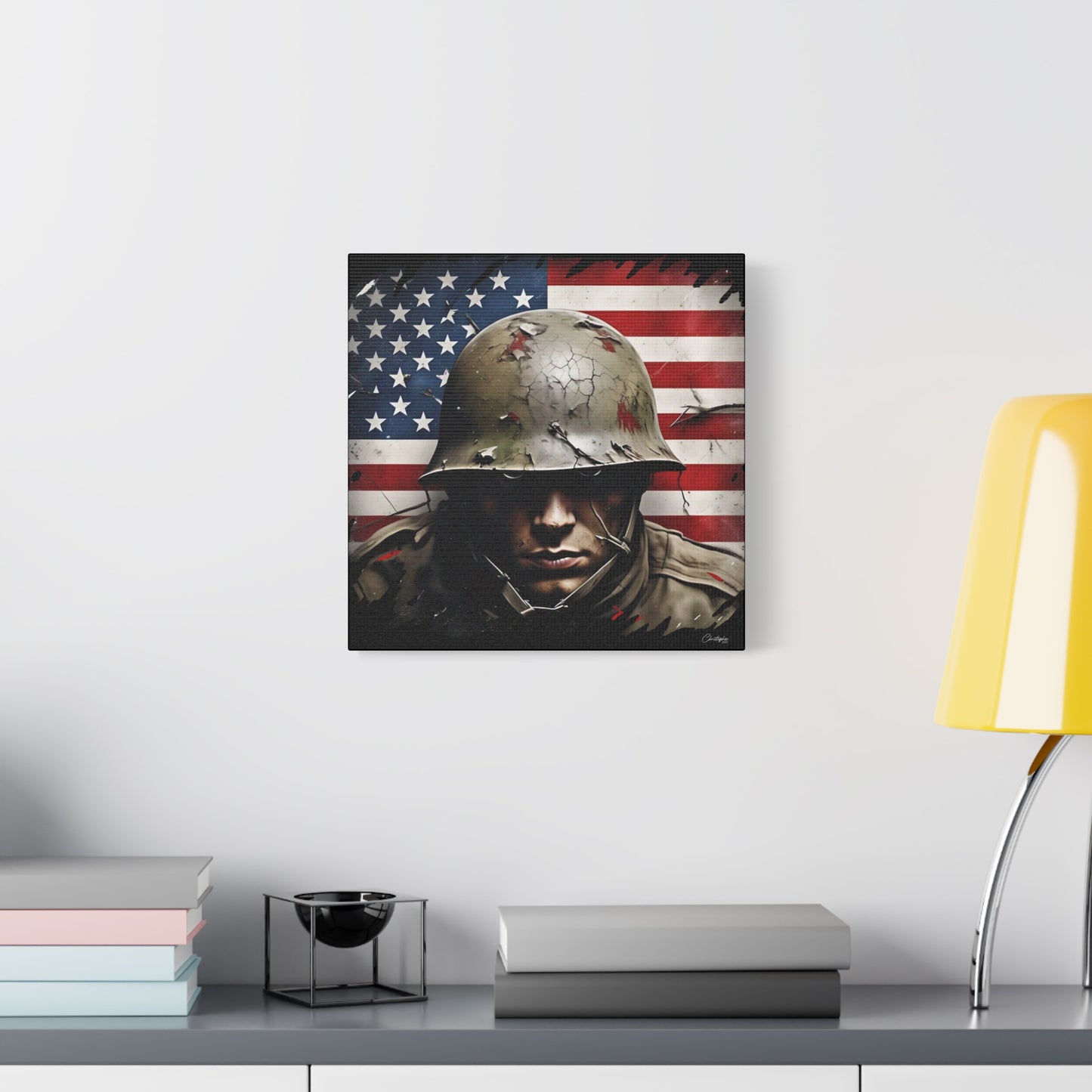 Military-Themed Canvas Art, Military Canvas Print, Wall Art for Veterans, Patriotic Home Decor, Gift for Army, Military Artwork, [...]