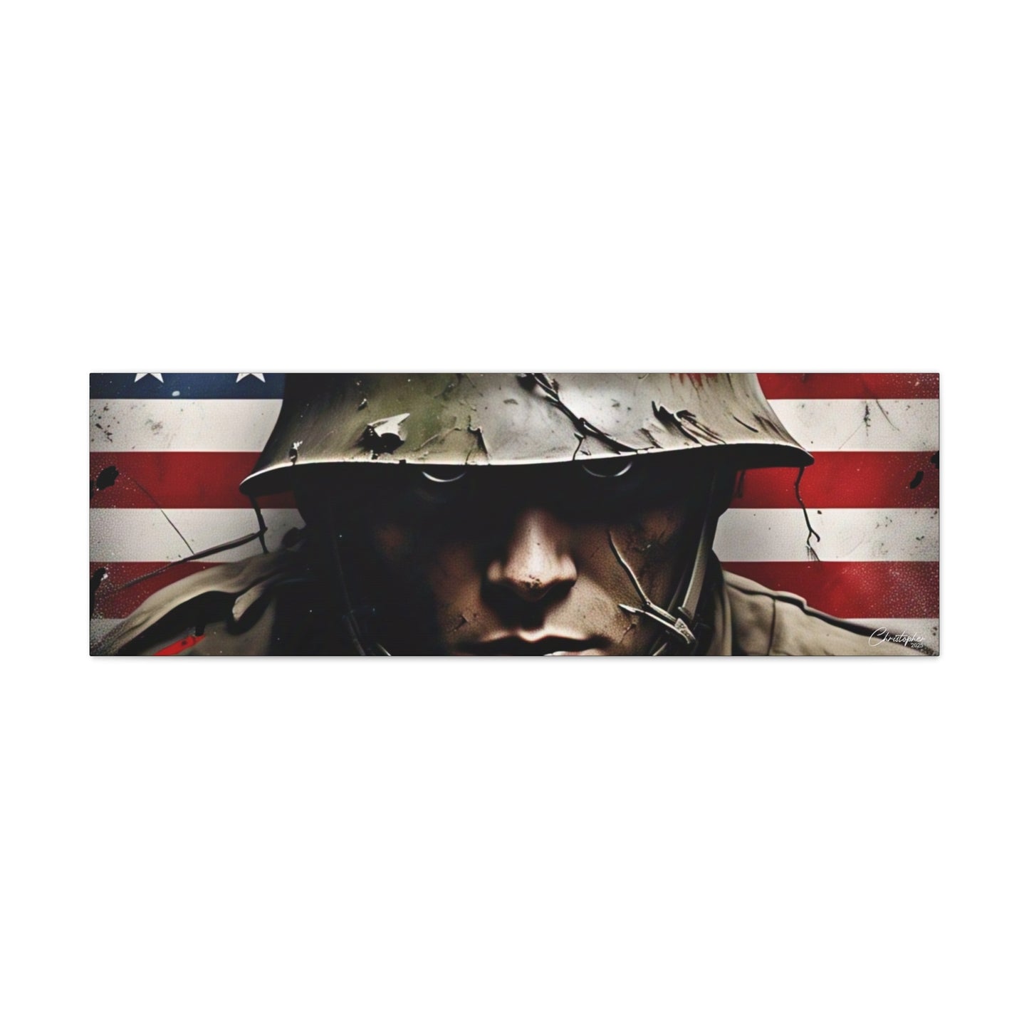 Military-Themed Canvas Art, Military Canvas Print, Wall Art for Veterans, Patriotic Home Decor, Gift for Army, Military Artwork, [...]