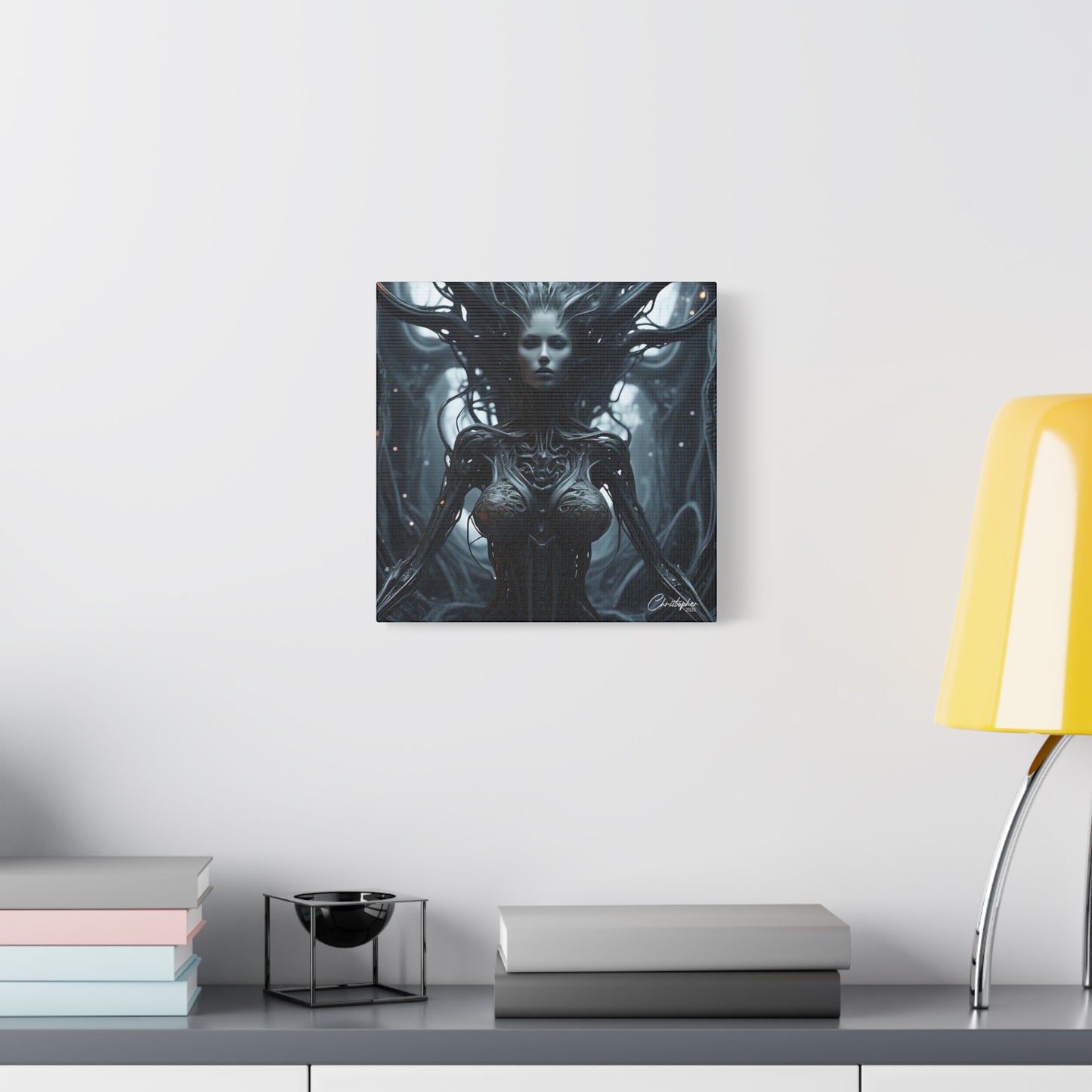 Futuristic Matte Canvas Wall Art – 1.25" Stretched
