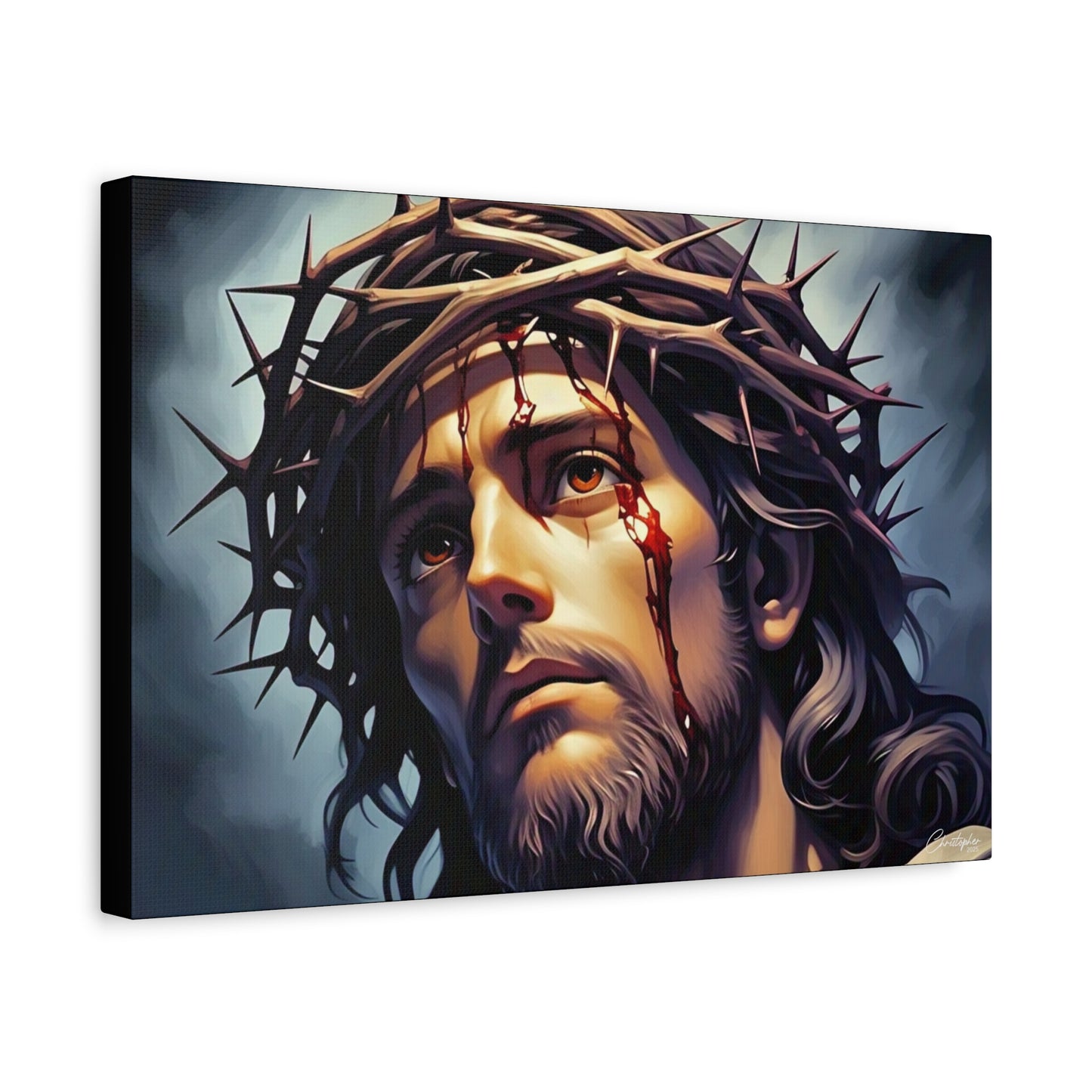 Religious Art Print Canvas, Inspirational Wall Decor, Christian Home Decor, Jesus Art, Gift for Faith-Based Celebrations