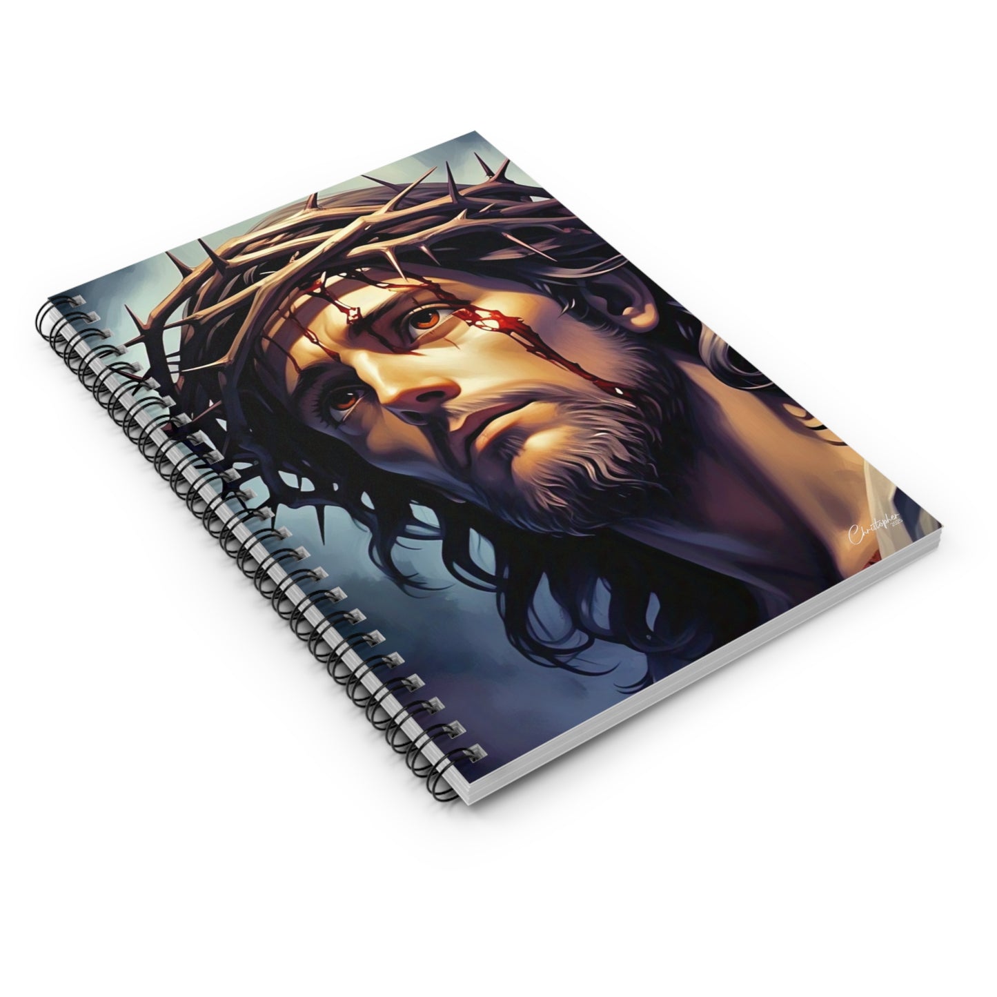 Inspirational Spiral Notebook - Ruled Line, Christian Notepad, Faith Journal, Gift for Believers, Religious Writing Book, Spiritual Gift