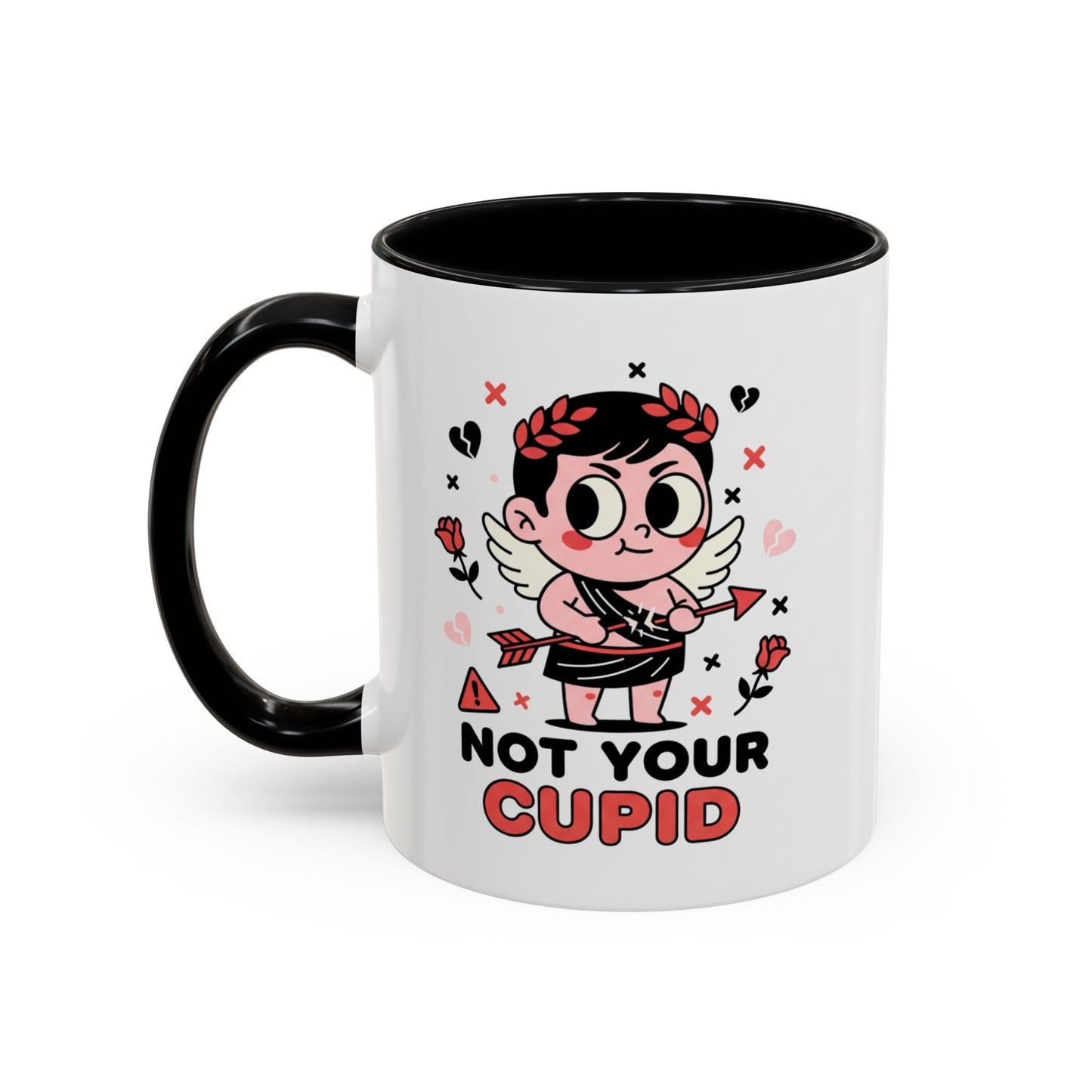 Cheeky Anti-Valentine Accent Coffee Mug — 11/15oz