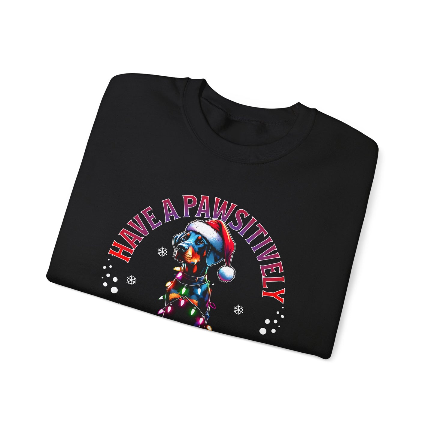 Christmas Dog Sweatshirt – "Have a Pawsitively Merry Christmas" Holiday Crewneck