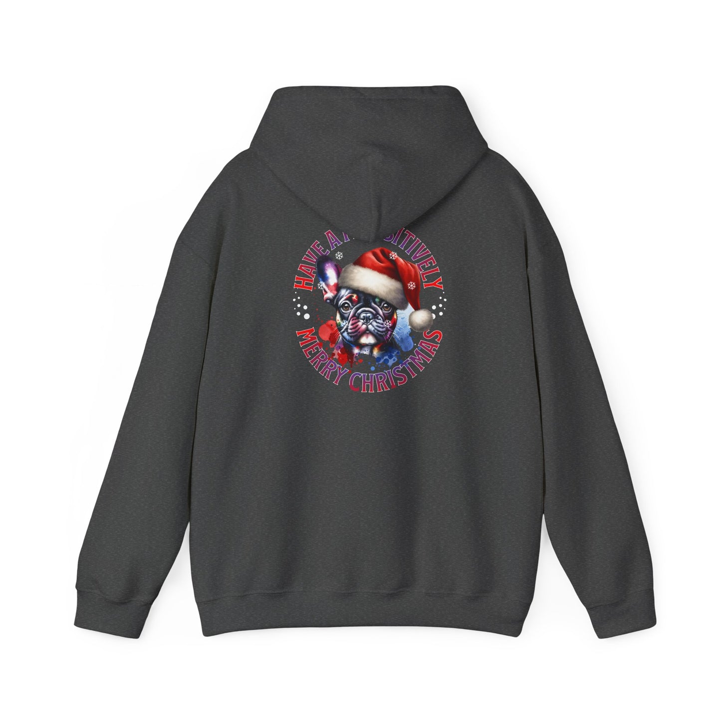 Christmas Pack Boston Terrier Hoodie — 'Have A Pawsitively Merry Christmas' Festive Dog Sweatshirt