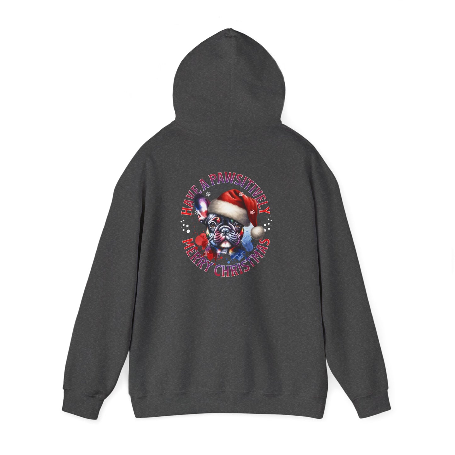 Christmas Pack Boston Terrier Hoodie — 'Have A Pawsitively Merry Christmas' Festive Dog Sweatshirt