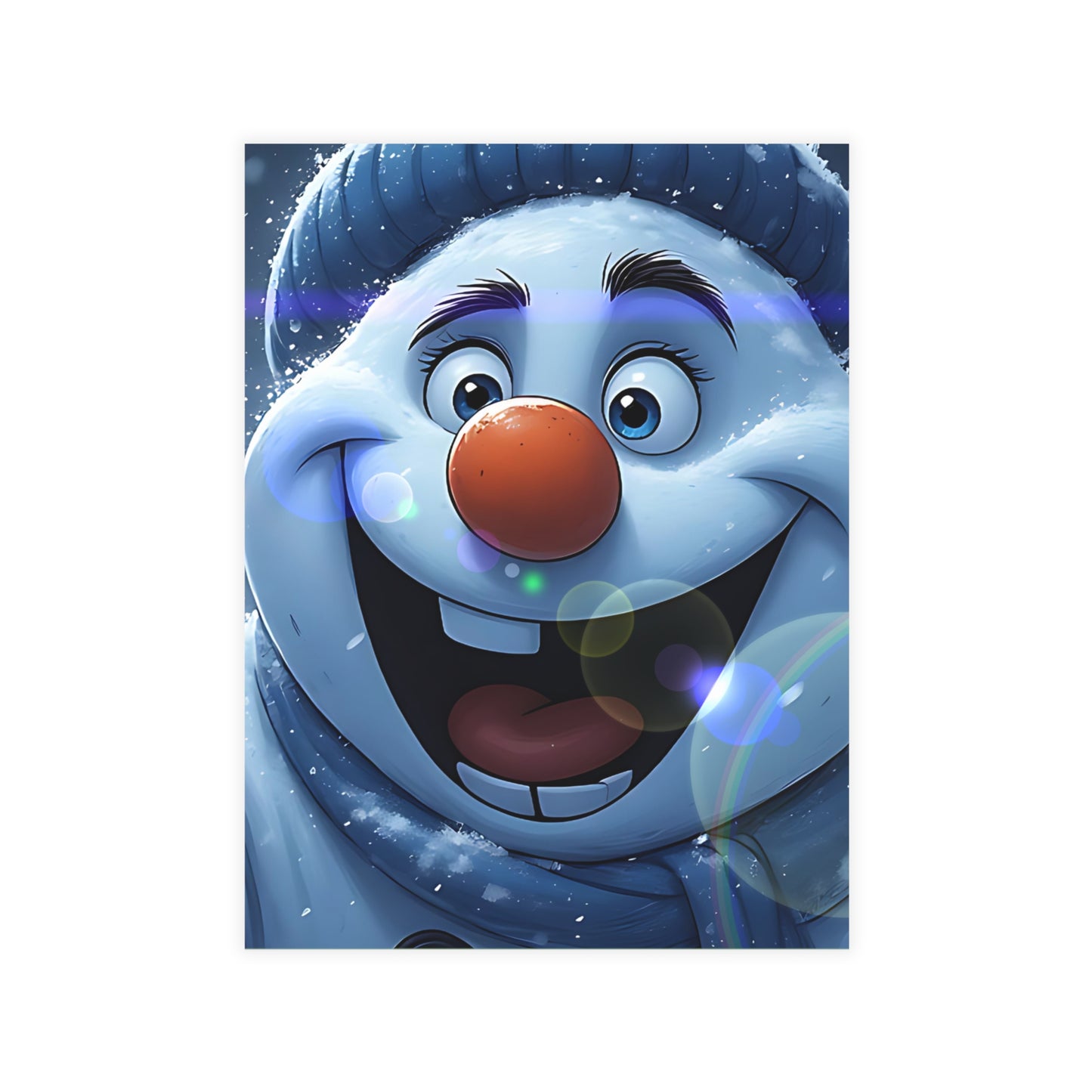 Happy Snowman (Christmas Selfies) Postcard Bundles (envelopes included)
