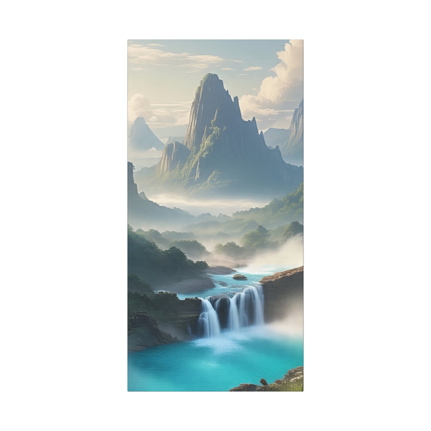 Scenic Landscape Canvas Print, Wall Art Decor, Home Decoration, Nature Wall Art, Gift for Nature Lovers, Tranquil Art for Living Room