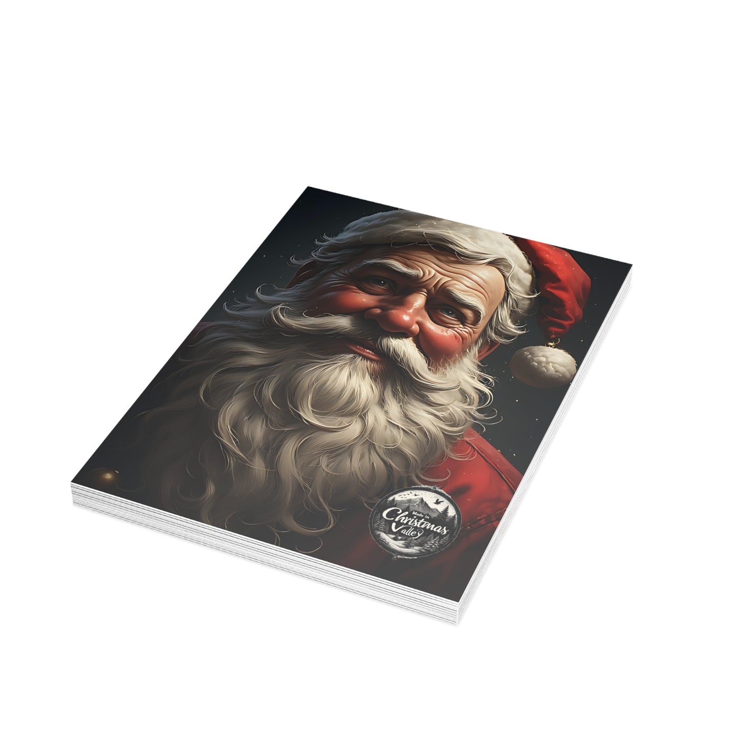 Festive Postcard Bundles - Holiday Greetings Cards, Christmas Cards, Santa Design, Envelopes Included, Joyful Messages