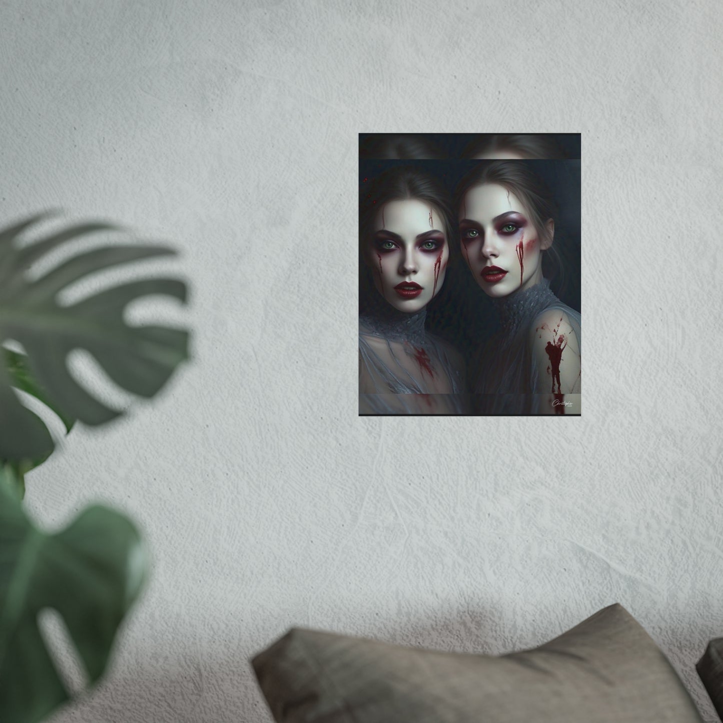 Eerie Fine Art Poster, Dark Fantasy Wall Art, Gothic Decor, Spooky Home Aesthetic, Halloween Wall Art