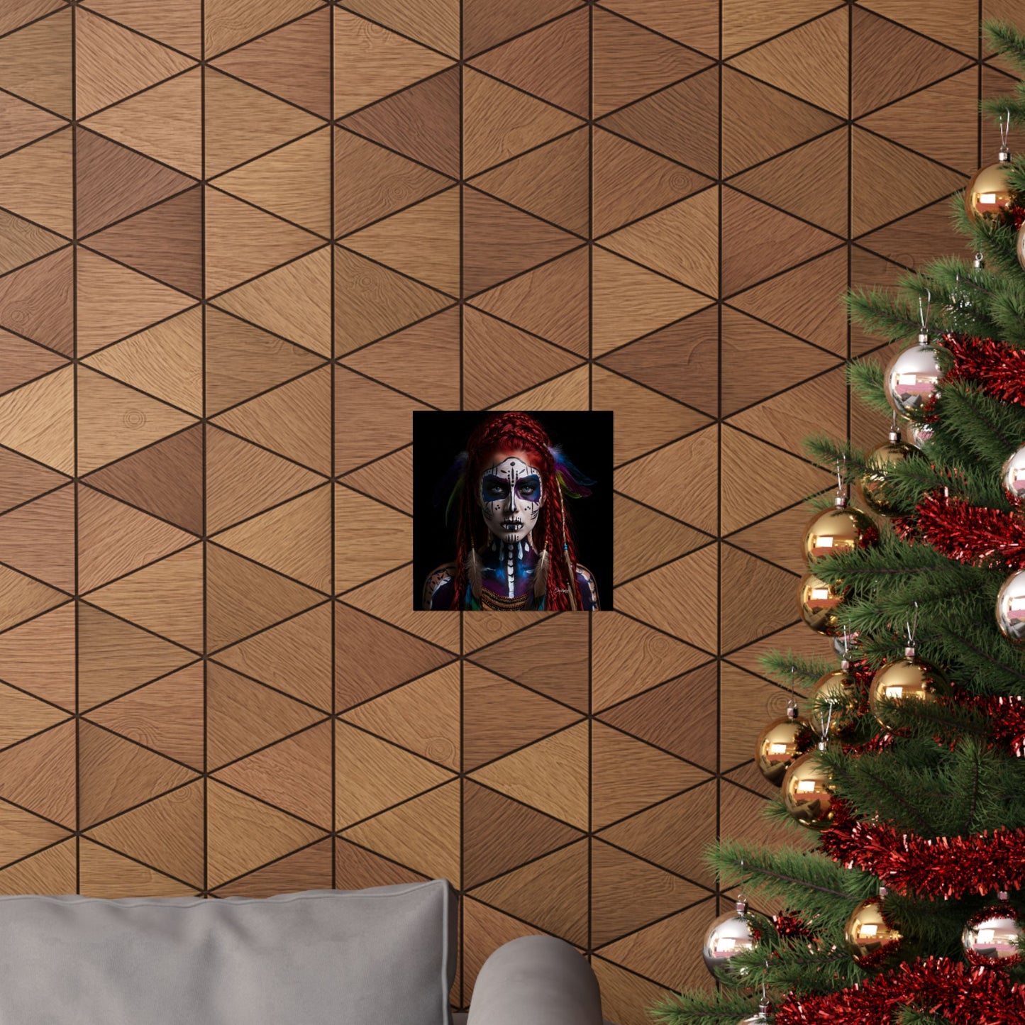 Bohemian Wall Art Print, Tribal Vertical Poster