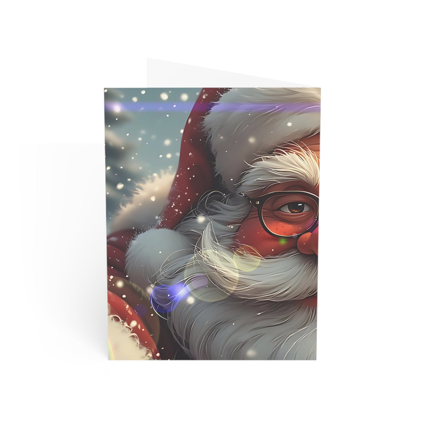 Festive Santa (Christmas Selfies) Greeting Cards - Perfect for Holiday Cheer (1, 10, 30, 50pcs)