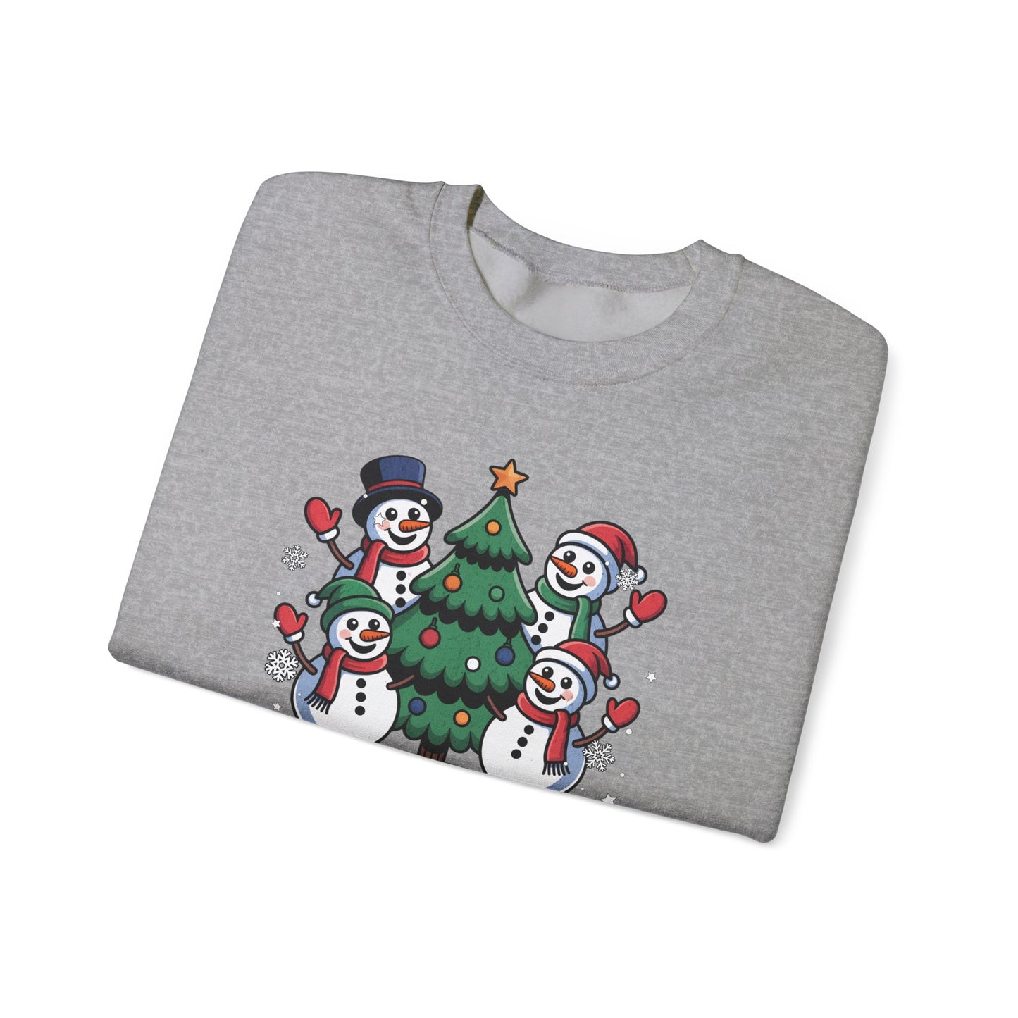 Merry Christmas Snowman Crewneck Sweatshirt