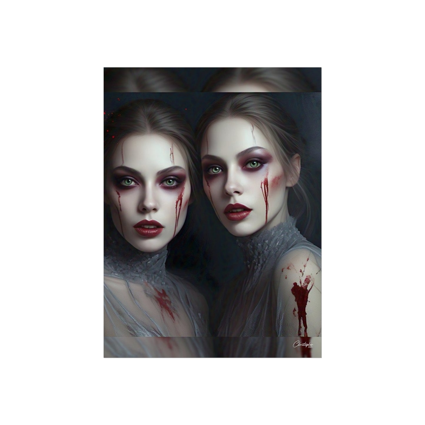 Eerie Fine Art Poster, Dark Fantasy Wall Art, Gothic Decor, Spooky Home Aesthetic, Halloween Wall Art