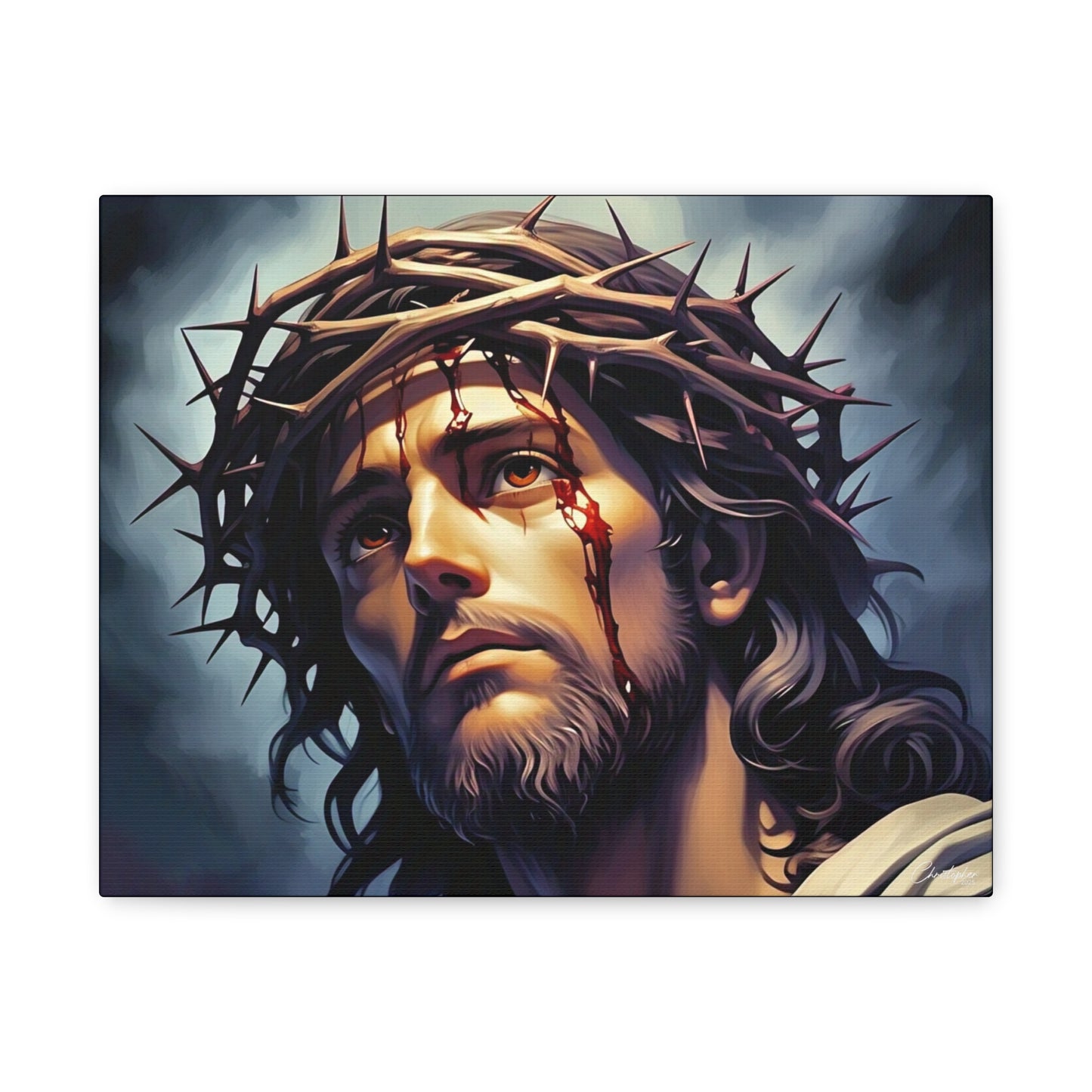 Religious Art Print Canvas, Inspirational Wall Decor, Christian Home Decor, Jesus Art, Gift for Faith-Based Celebrations