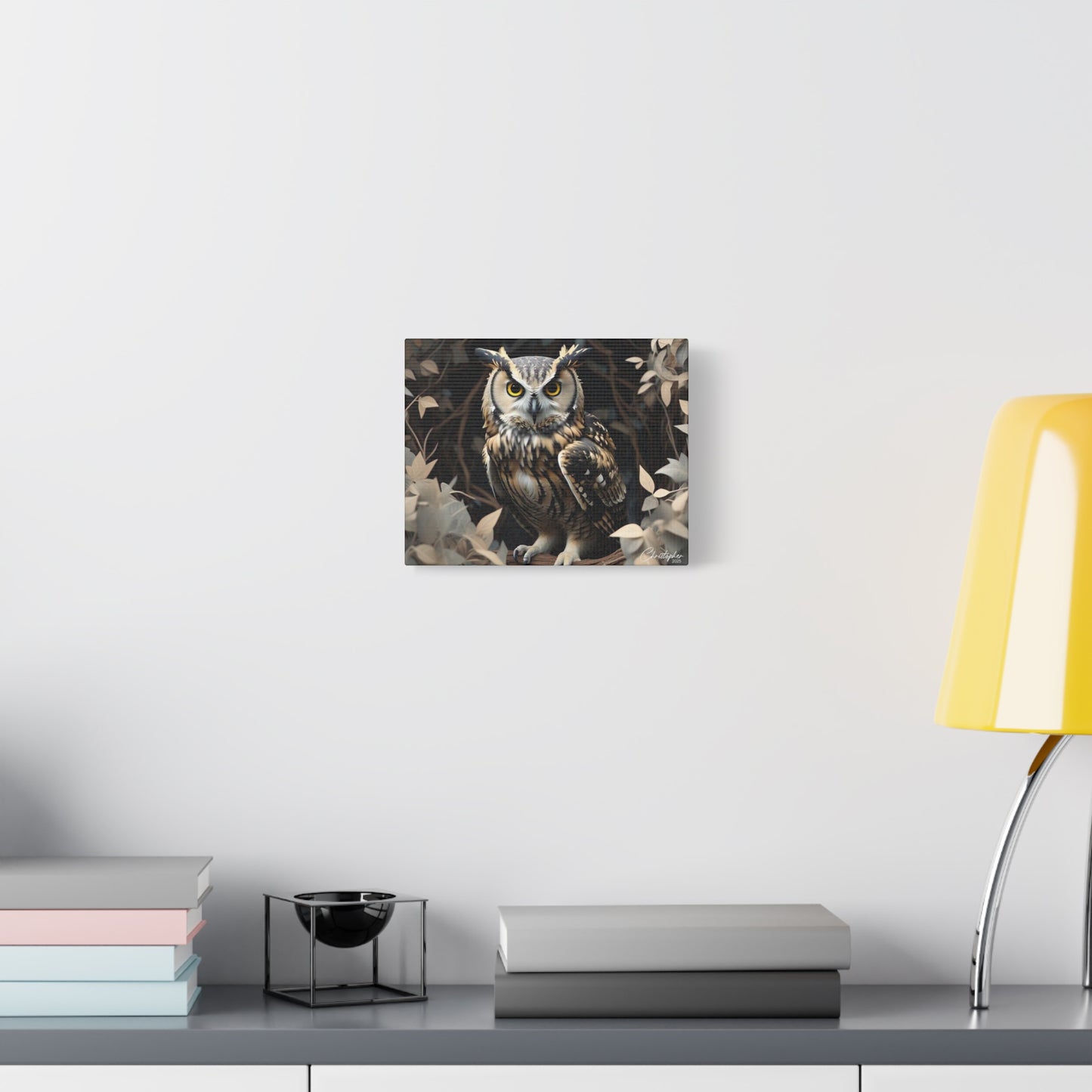 Realistic Owl Canvas Art - Nature Wall Decor for Home & Office