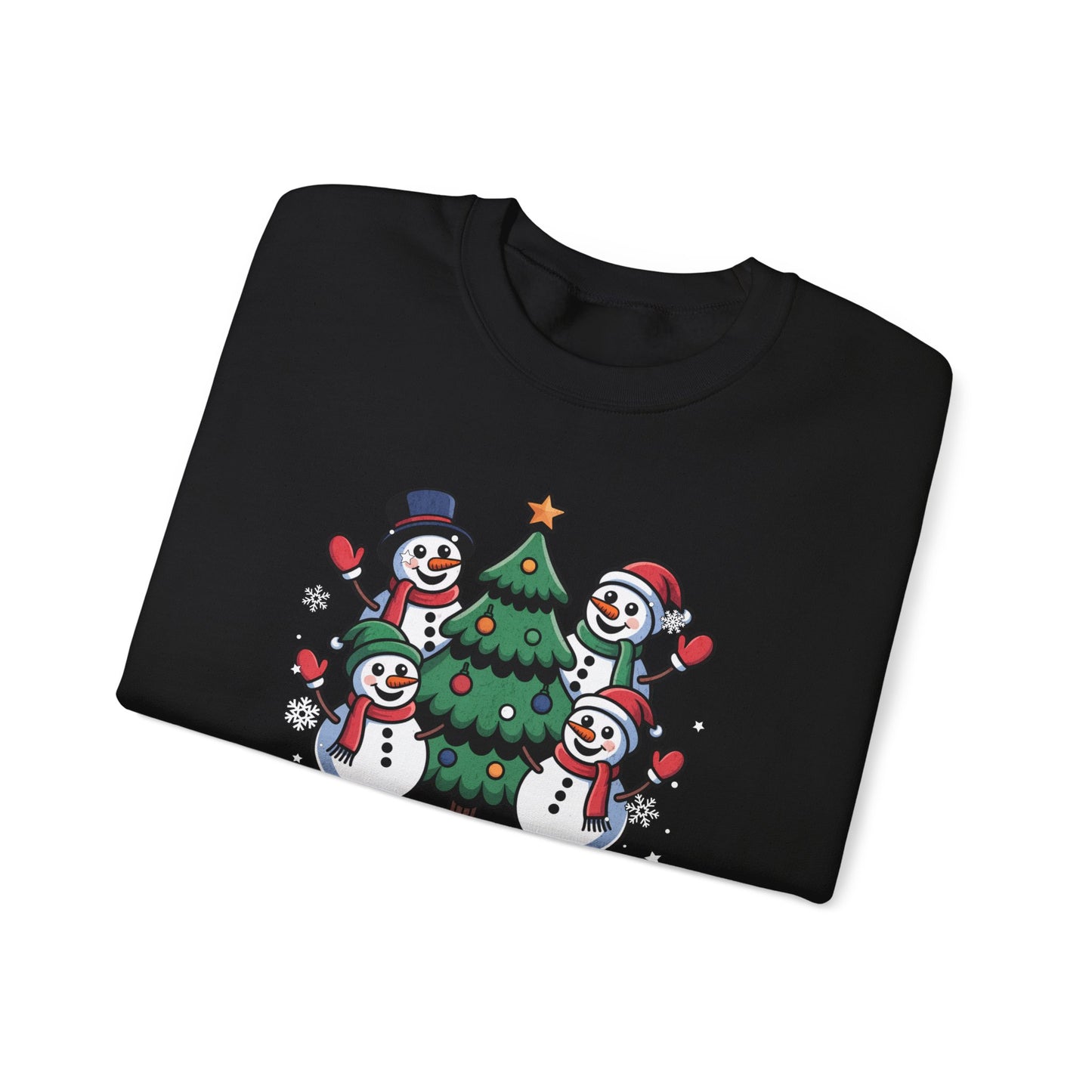 Merry Christmas Snowman Crewneck Sweatshirt
