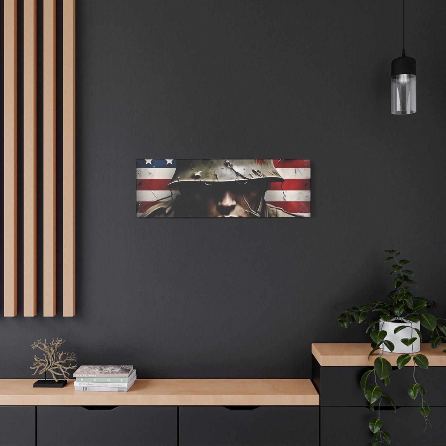 Military-Themed Canvas Art, Military Canvas Print, Wall Art for Veterans, Patriotic Home Decor, Gift for Army, Military Artwork, [...]